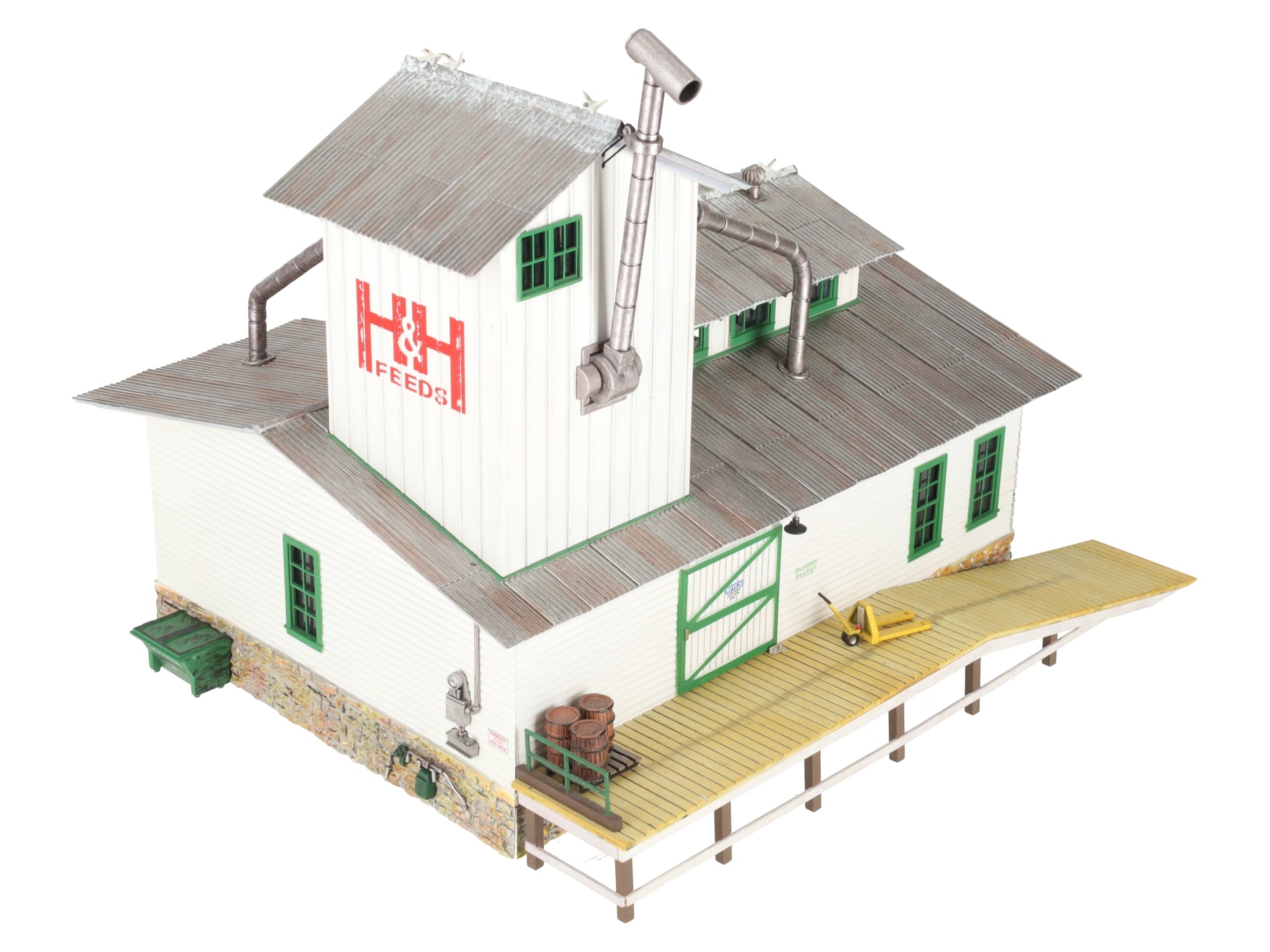 Woodland Scenics BR5859 O Built-&-Ready H&H Feed Mill Building EX/Box