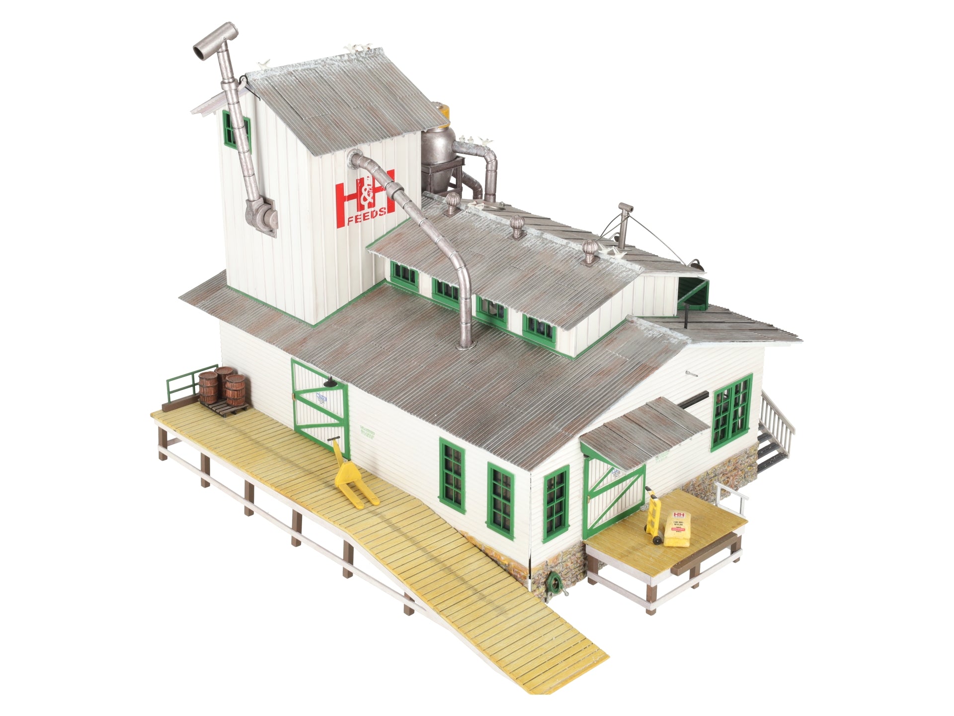 Woodland Scenics BR5859 O Built-&-Ready H&H Feed Mill Building