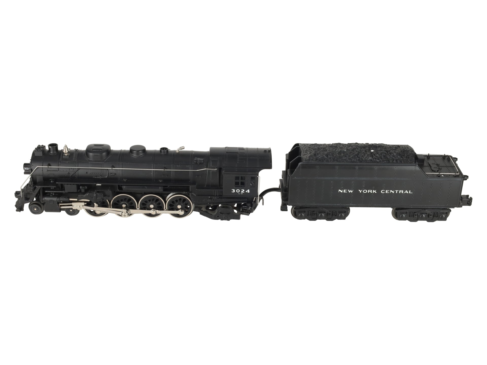 MTH 30-1165-1 O NYC 4-8-2 L3 Mohawk Steam Locomotive & Tender #3024 w/PS2 EX/Box