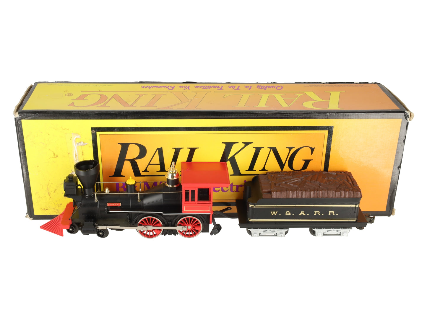 MTH 30-1120-0 O Gauge WARR 4-4-0 General Locomotive & Tender LN/Box