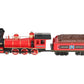 MTH 30-1591-1 O Abraham Lincoln 4-6-0 Ten Wheeler Steam Loco & Tender #16 w/PS3 EX/Box
