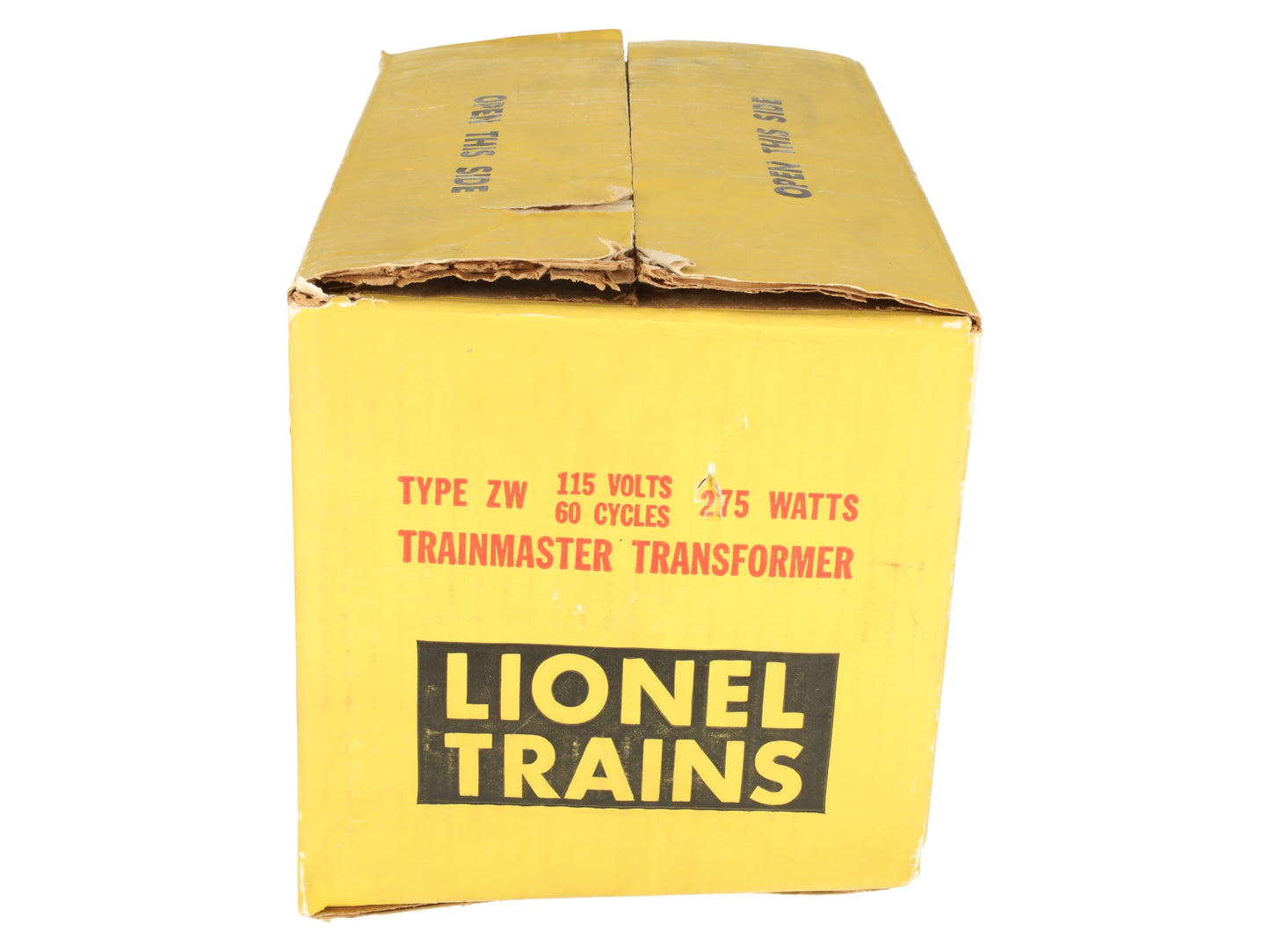 Lionel ZW Vintage O Gauge Trainmaster 275 Watt Transformer with Whistle VG/Box