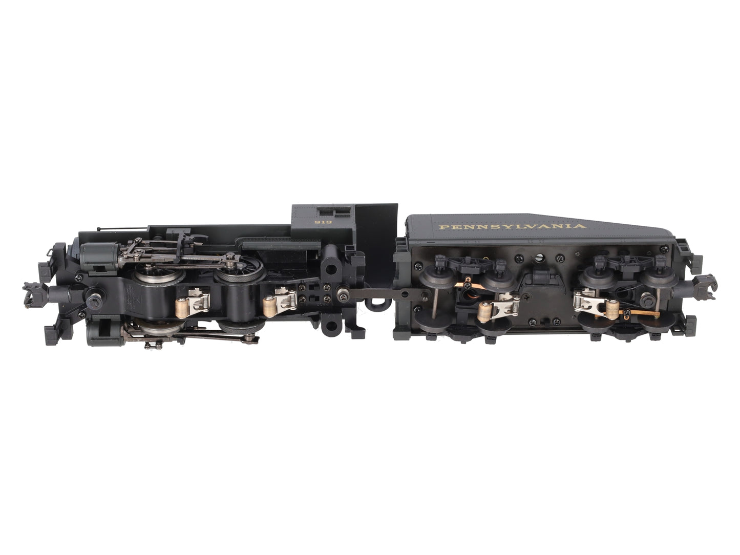 K-Line K-3810-09135 O PRR A-5 0-4-0 Steam Switcher & Tender #913 w/TrainMaster EX