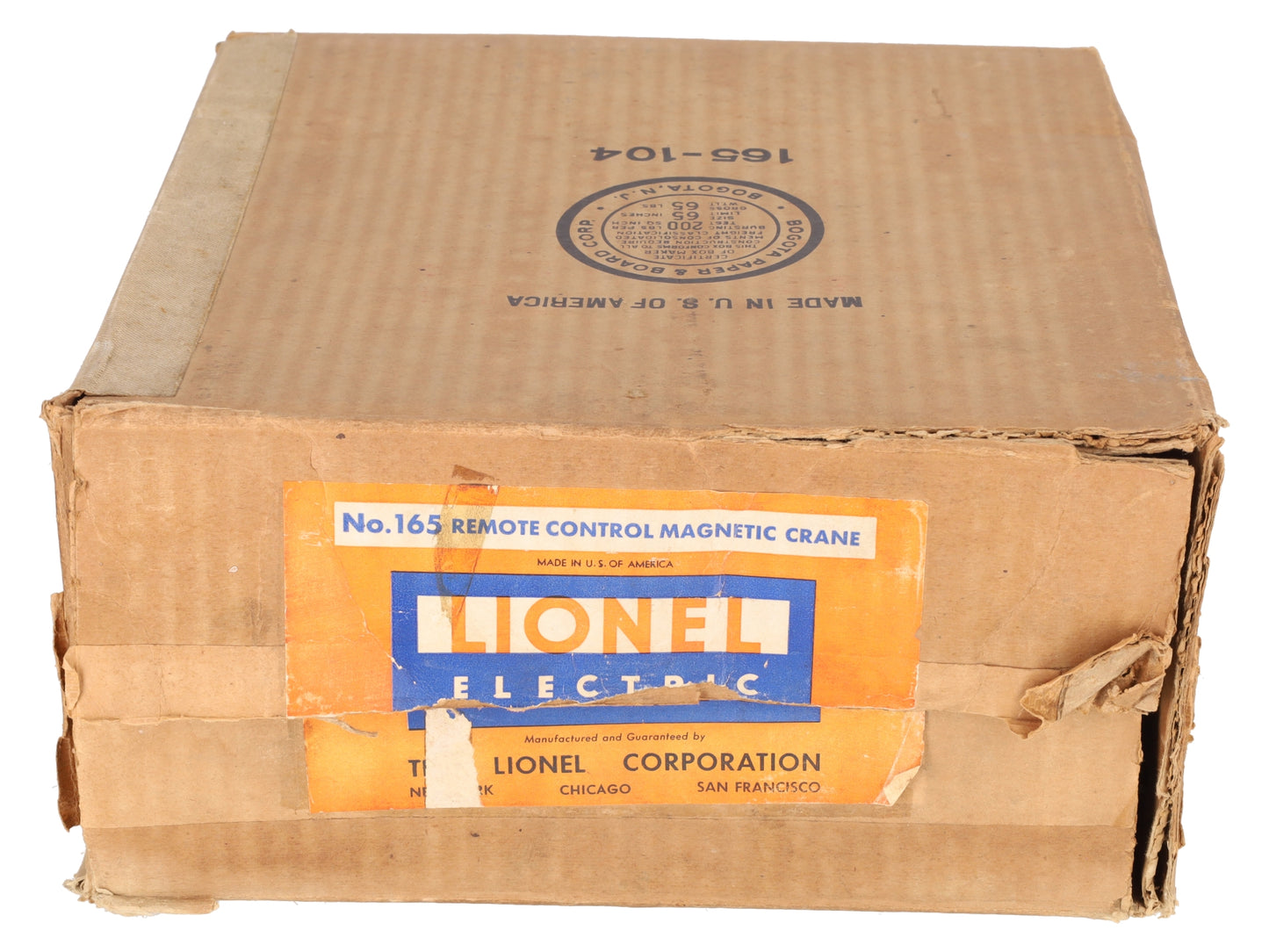 Lionel 165 Vintage O Operating Gantry Crane with Electromagnet VG/Box