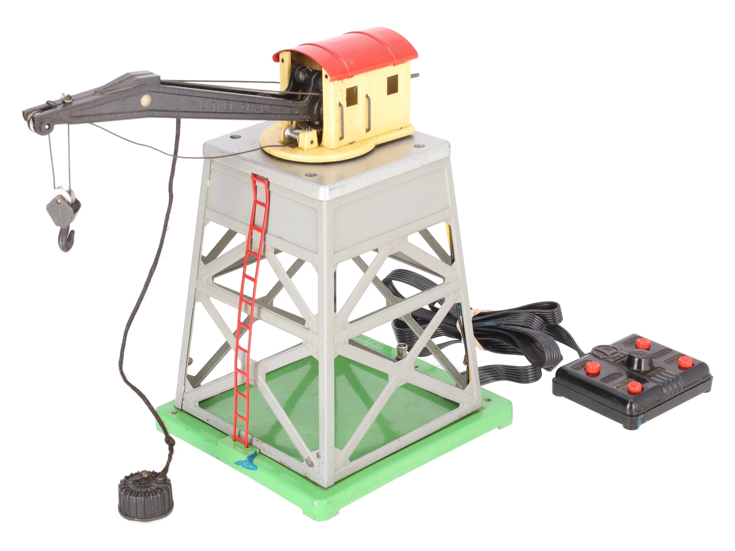 Lionel 165 Vintage O Operating Gantry Crane with Electromagnet VG/Box