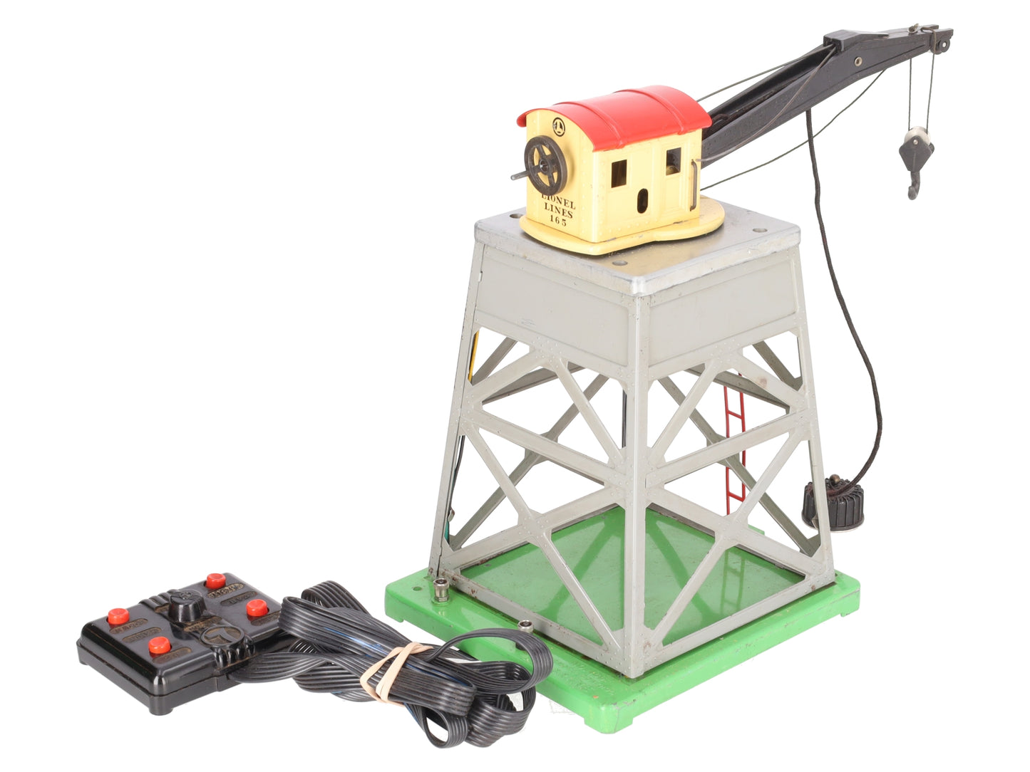 Lionel 165 Vintage O Operating Gantry Crane with Electromagnet VG/Box