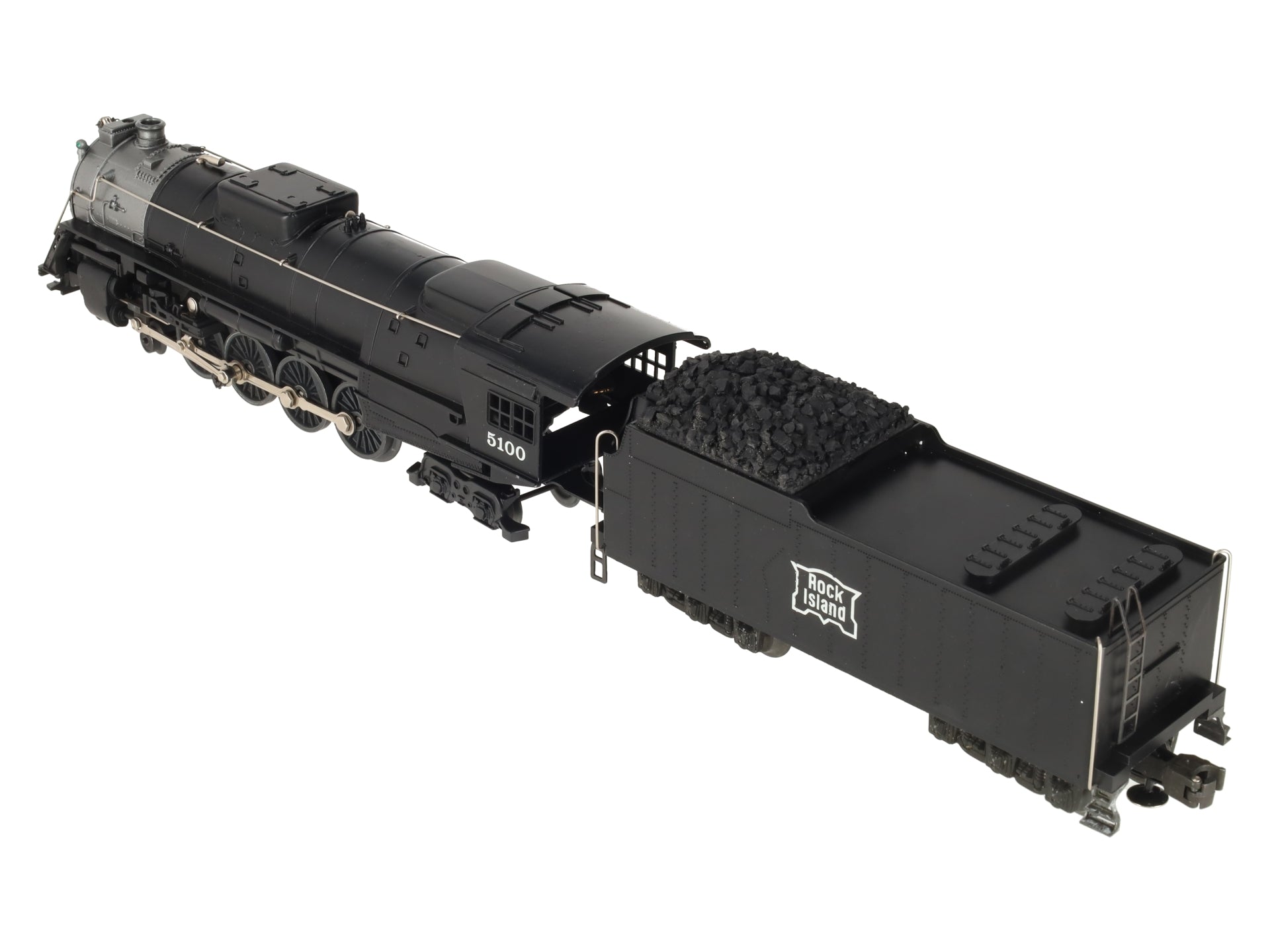 Lionel 6-18001 O Gauge Rock Island 4-8-4 Steam Locomotive & Tender #5100 VG/Box