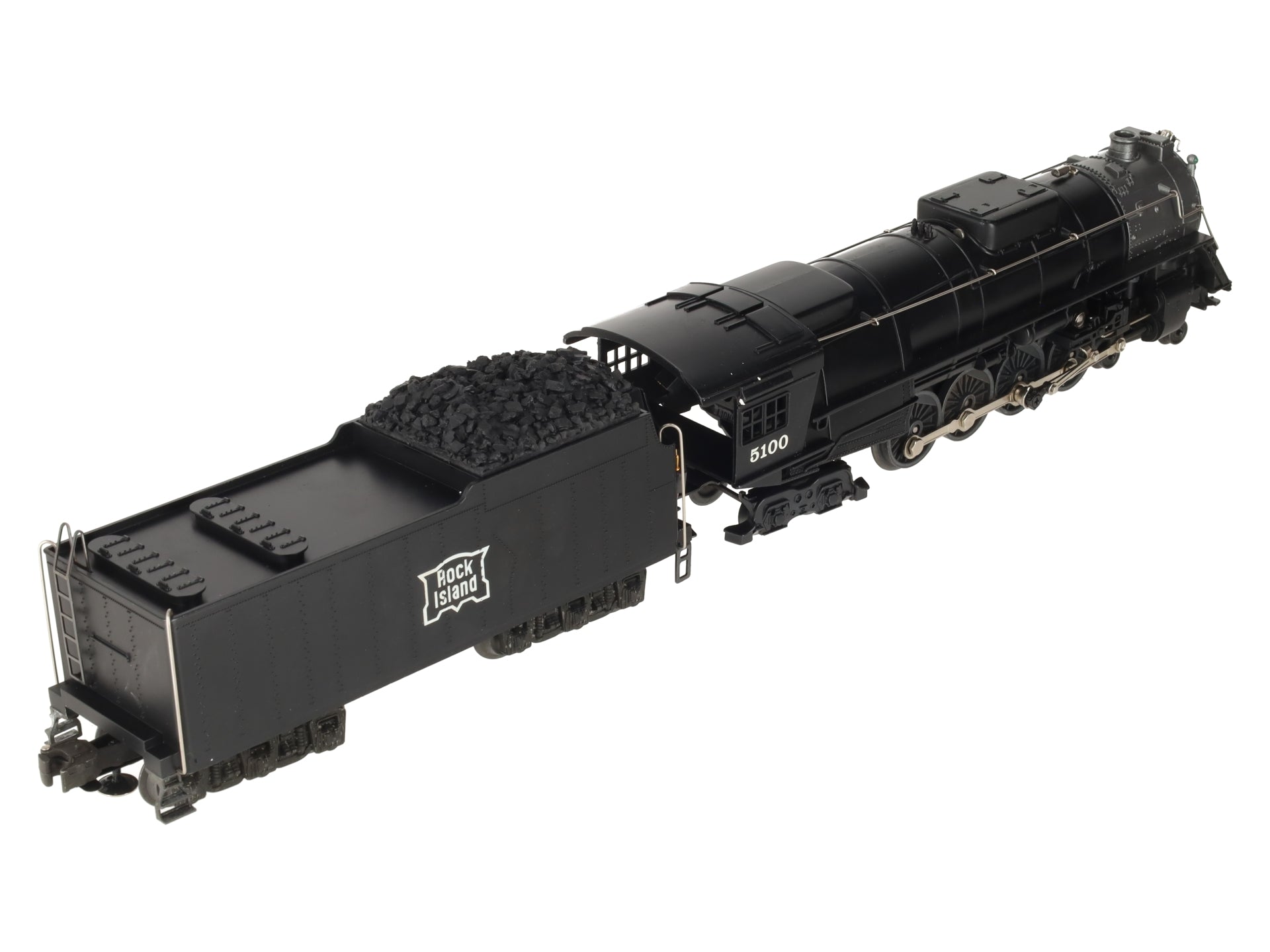 Lionel 6-18001 O Gauge Rock Island 4-8-4 Steam Locomotive & Tender #5100 VG/Box