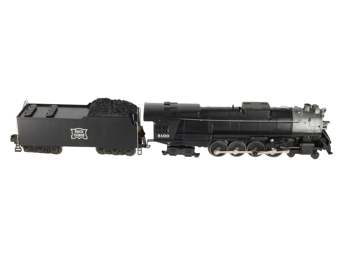 Lionel 6-18001 O Gauge Rock Island 4-8-4 Steam Locomotive & Tender #5100 VG/Box