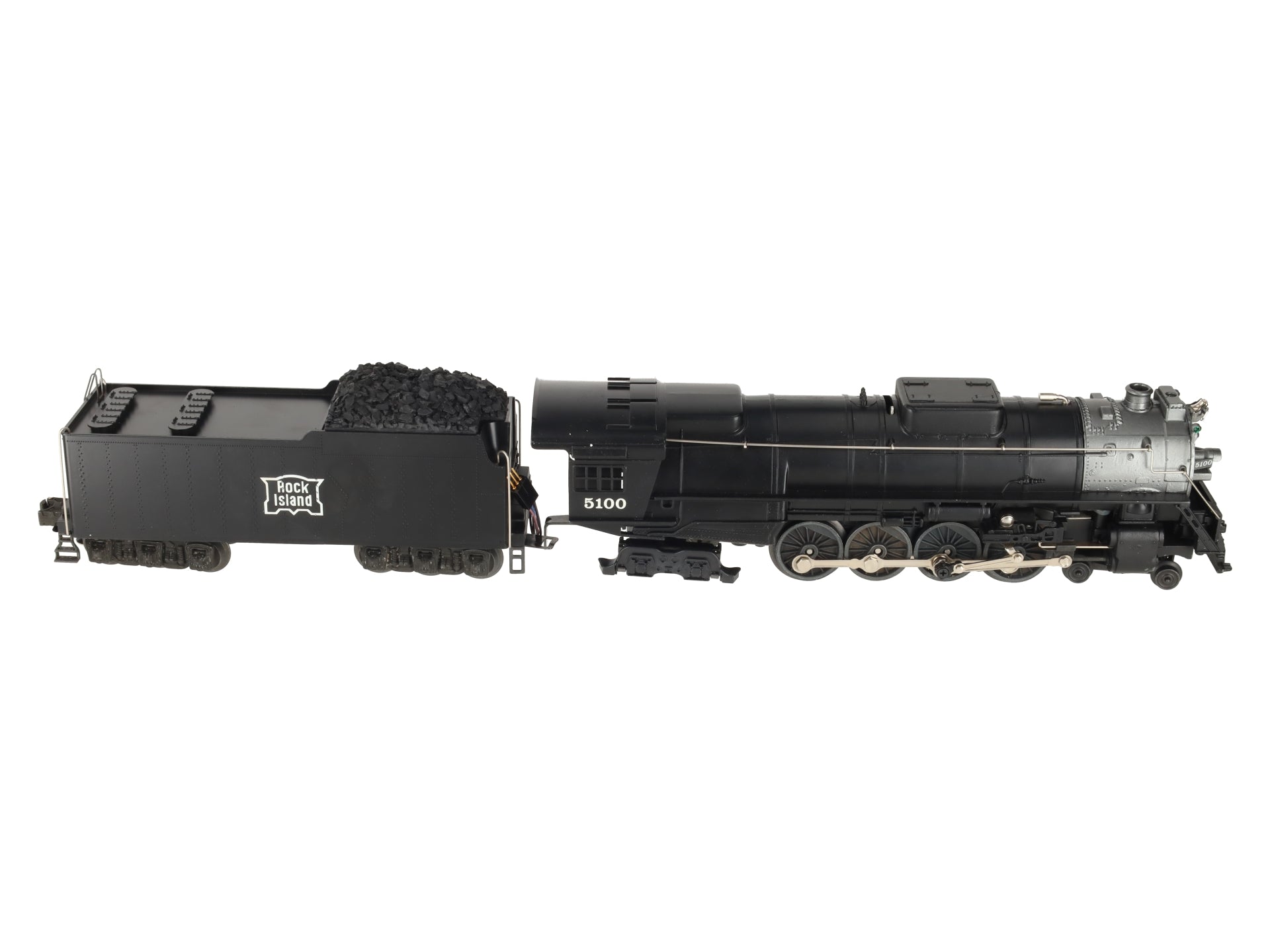 Lionel 6-18001 O Gauge Rock Island 4-8-4 Steam Locomotive & Tender #5100 VG/Box