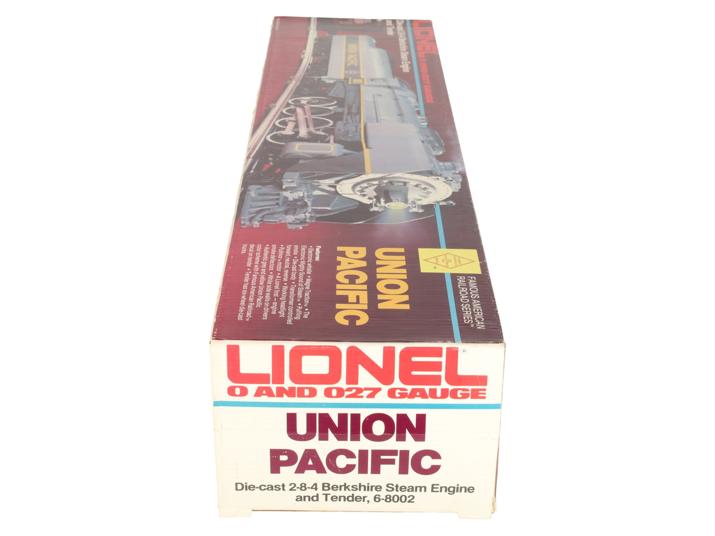 Lionel 6-8002 O Union Pacific Berkshire 2-8-4 Steam Locomotive & Tender #8002 EX/Box