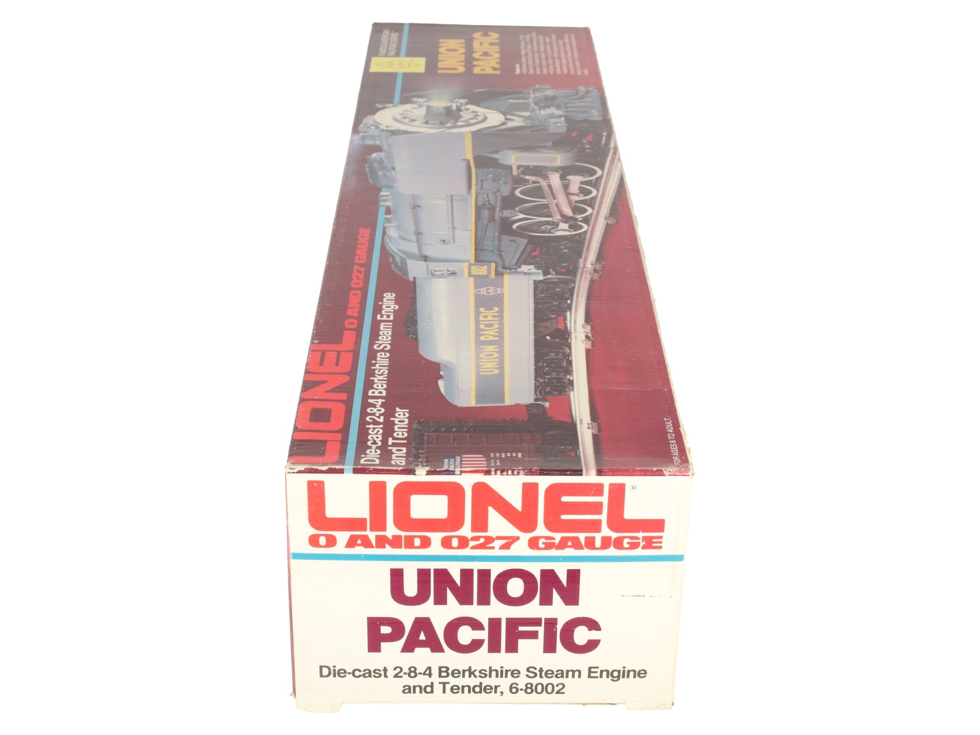 Lionel 6-8002 O Union Pacific Berkshire 2-8-4 Steam Locomotive & Tender #8002 EX/Box