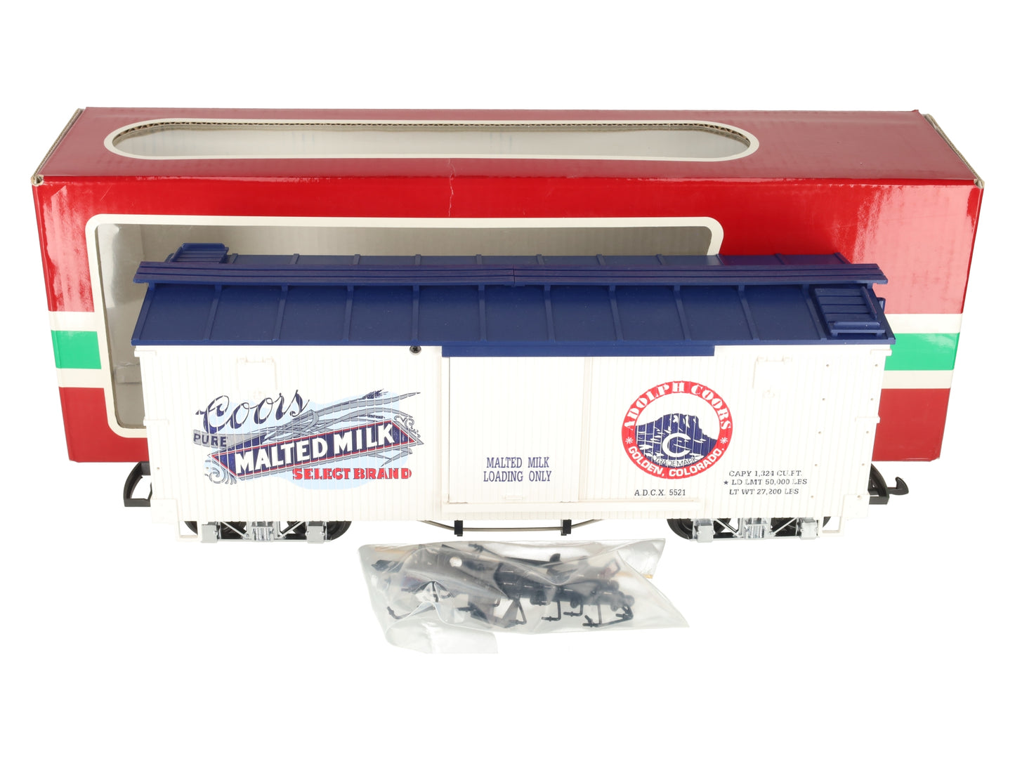 LGB 46670 G Scale Coors Malted Milk Boxcar LN/Box