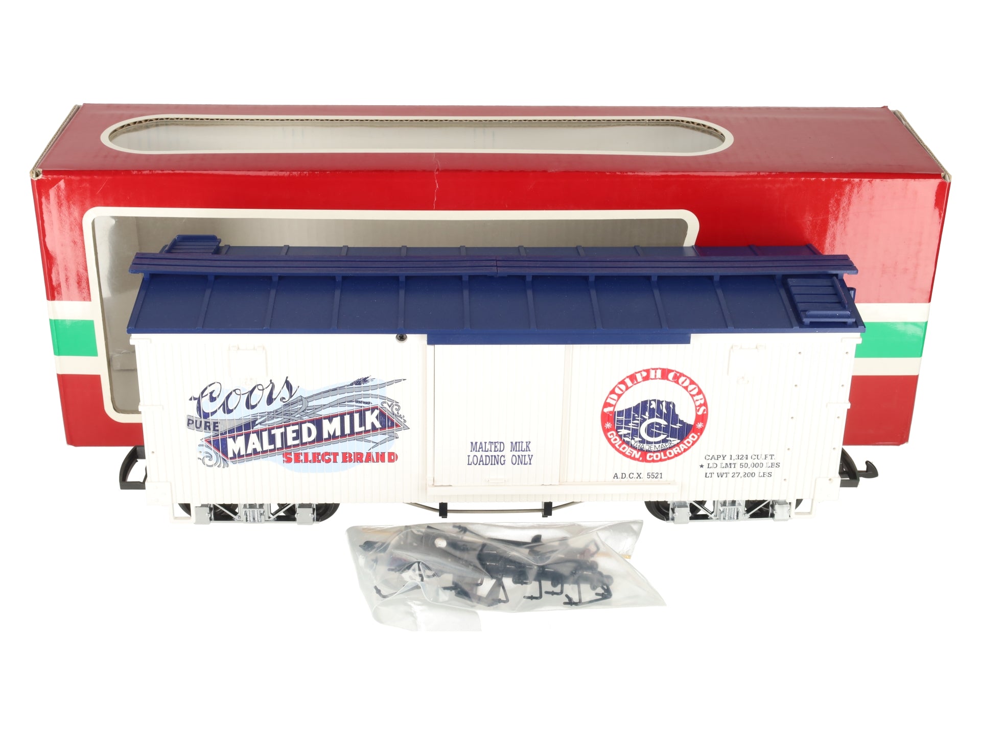 LGB 46670 G Scale Coors Malted Milk Boxcar LN/Box