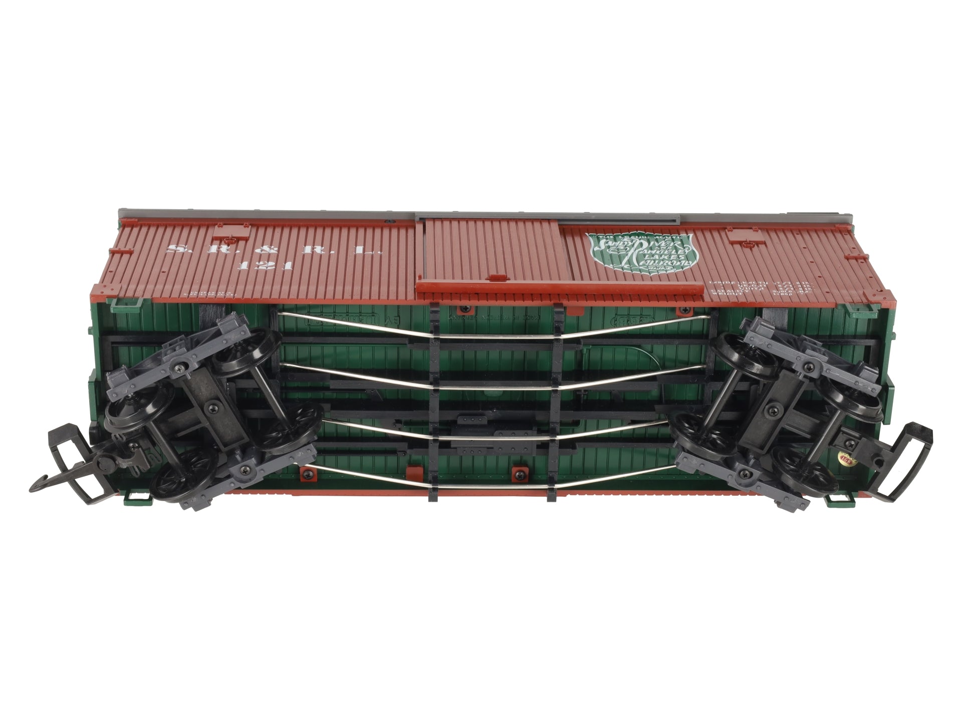 LGB 48670 G Scale Sandy River & Rangeley Lakes Boxcar #121 EX/Box