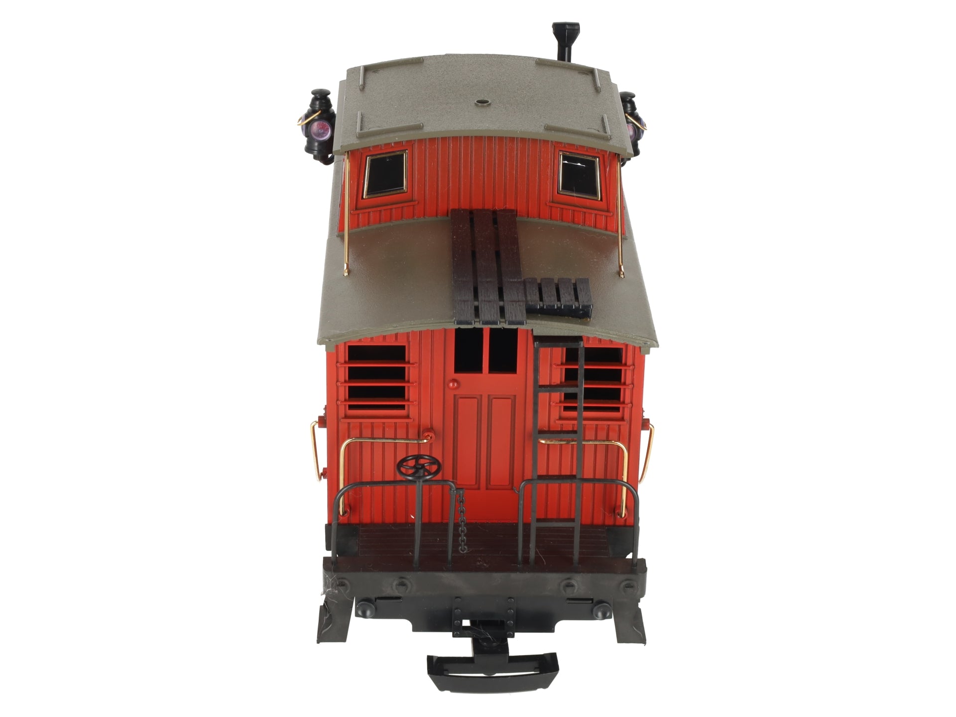 LGB 40650 G Scale Rio Grande Caboose w/Metal Wheels-Custom Lighting EX/Box