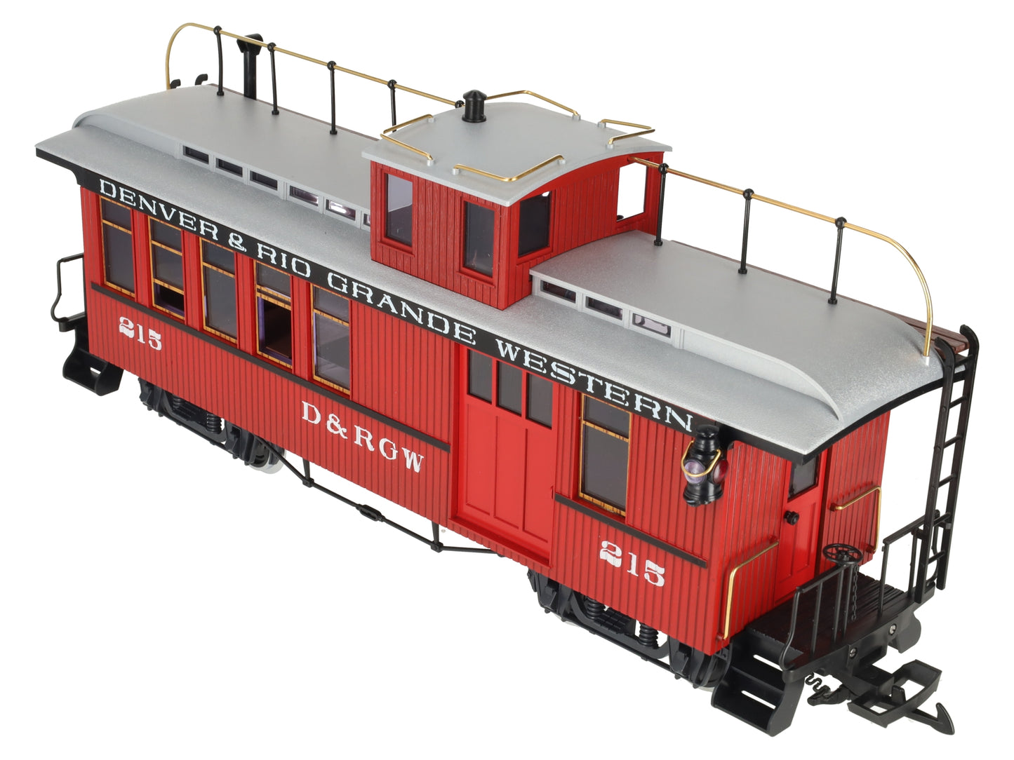 LGB 4075 G Denver & Rio Grande Western Deluxe Drovers Caboose w/Metal Wheels LN/Box