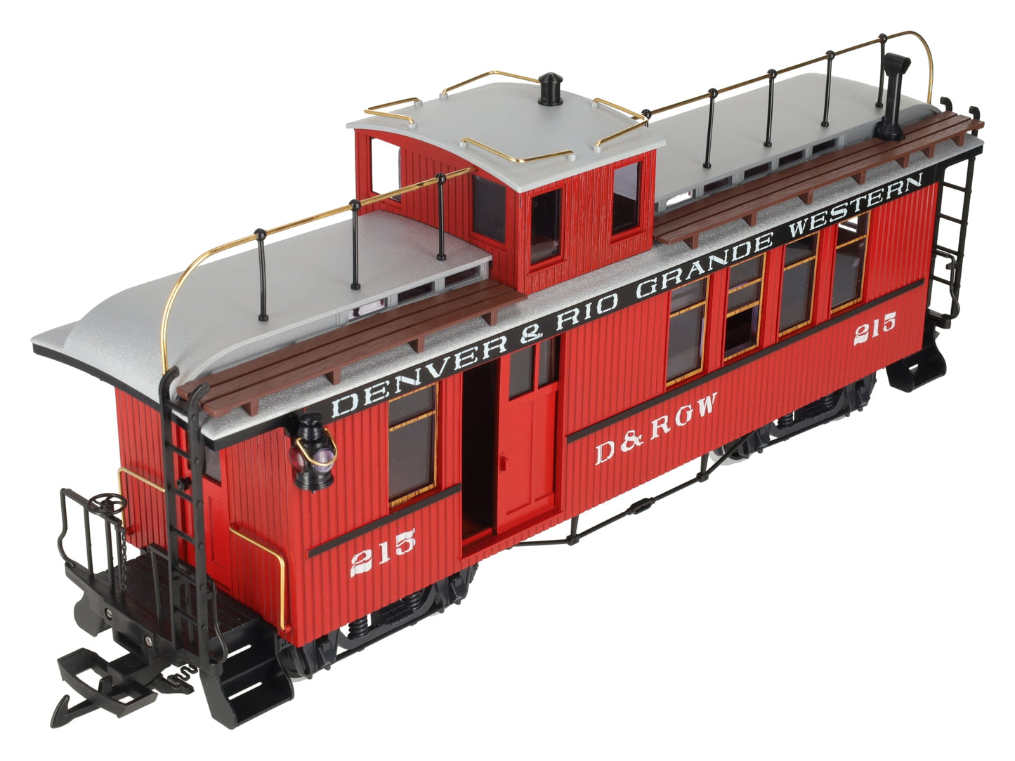 LGB 4075 G Denver & Rio Grande Western Deluxe Drovers Caboose w/Metal Wheels LN/Box