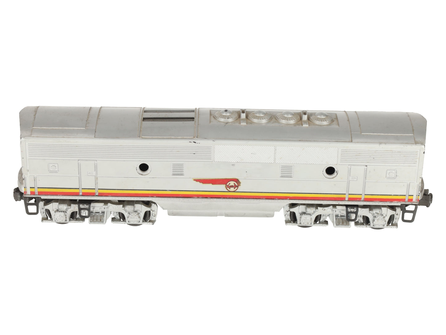 Lionel 2343C Vintage O Santa Fe F-3 Screen Top Non-Pwd. B-Unit Diesel Locomotive VG