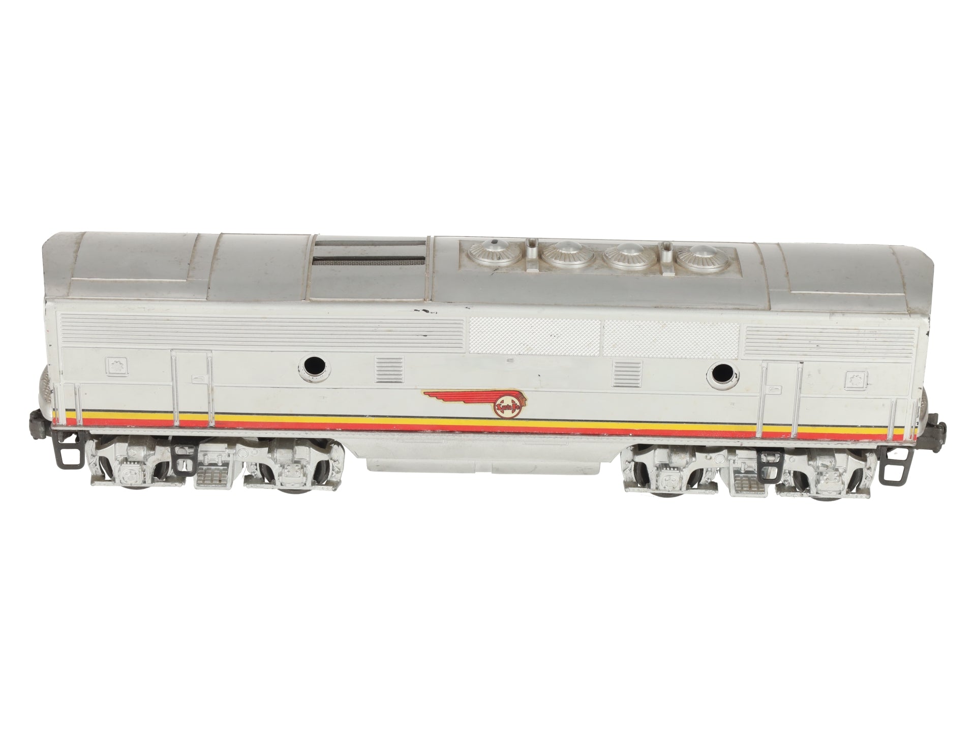 Lionel 2343C Vintage O Santa Fe F-3 Screen Top Non-Pwd. B-Unit Diesel Locomotive VG