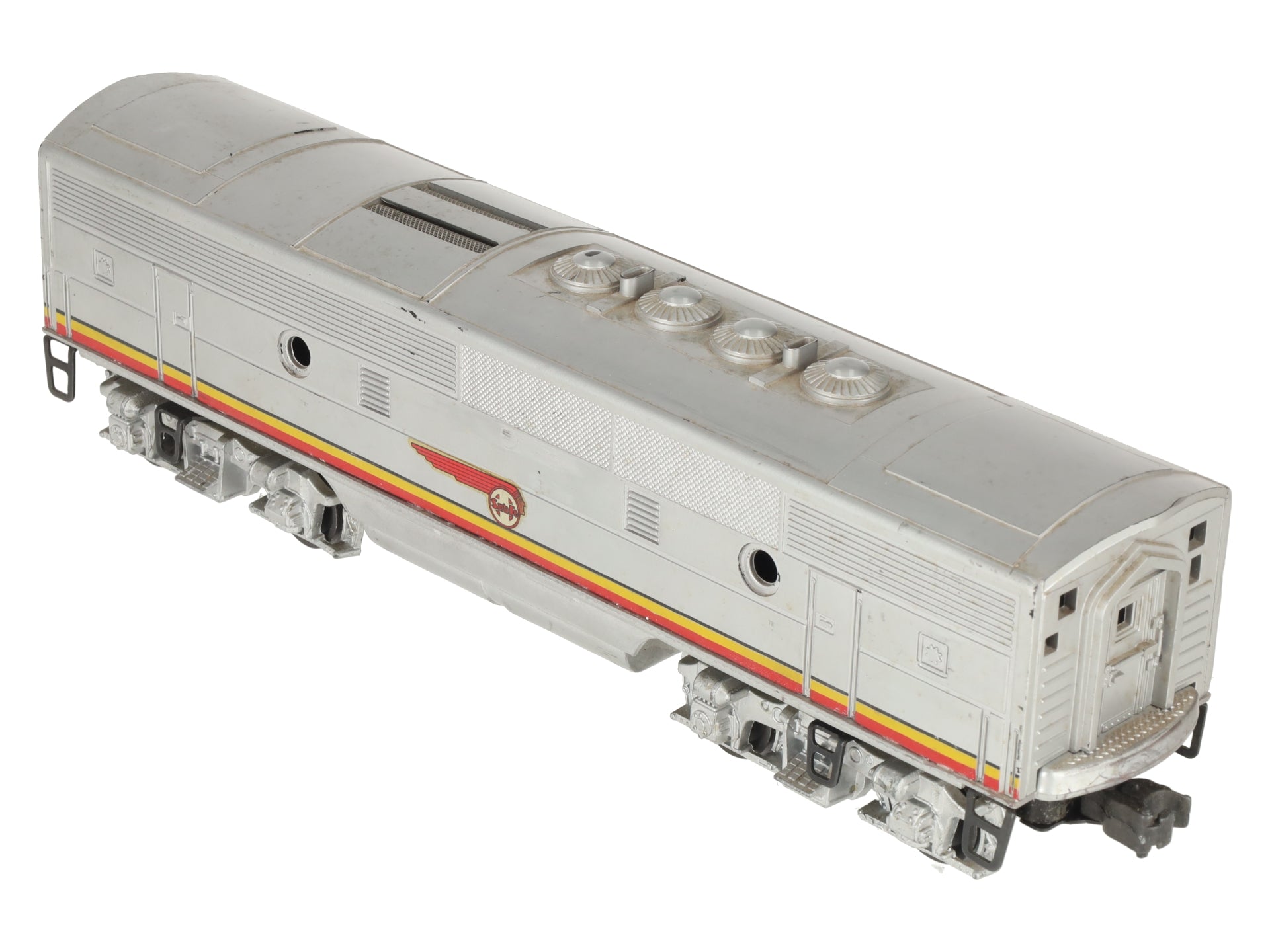 Lionel 2343C Vintage O Santa Fe F-3 Screen Top Non-Pwd. B-Unit Diesel Locomotive VG