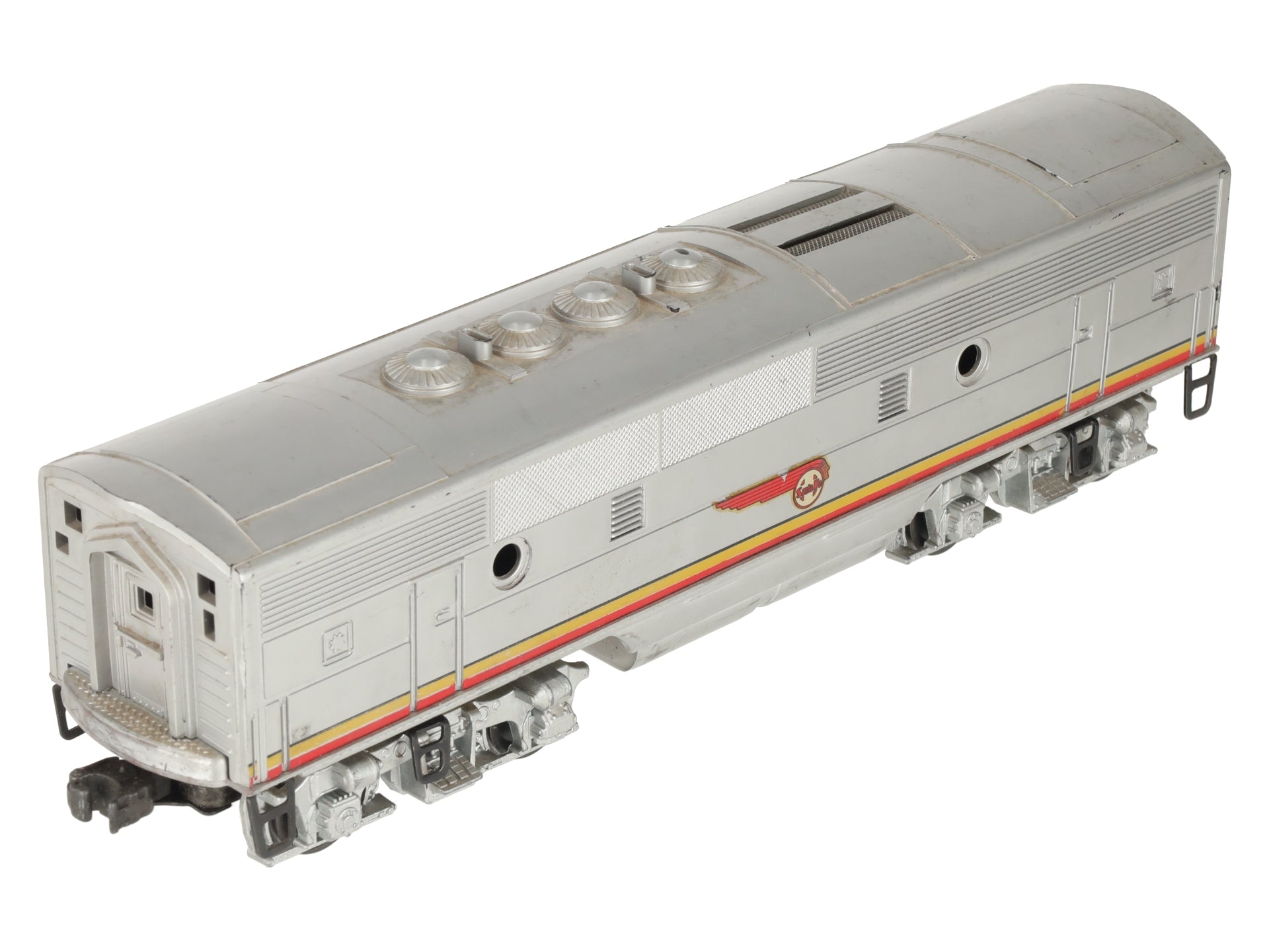 Lionel 2343C Vintage O Santa Fe F-3 Screen Top Non-Pwd. B-Unit Diesel Locomotive VG