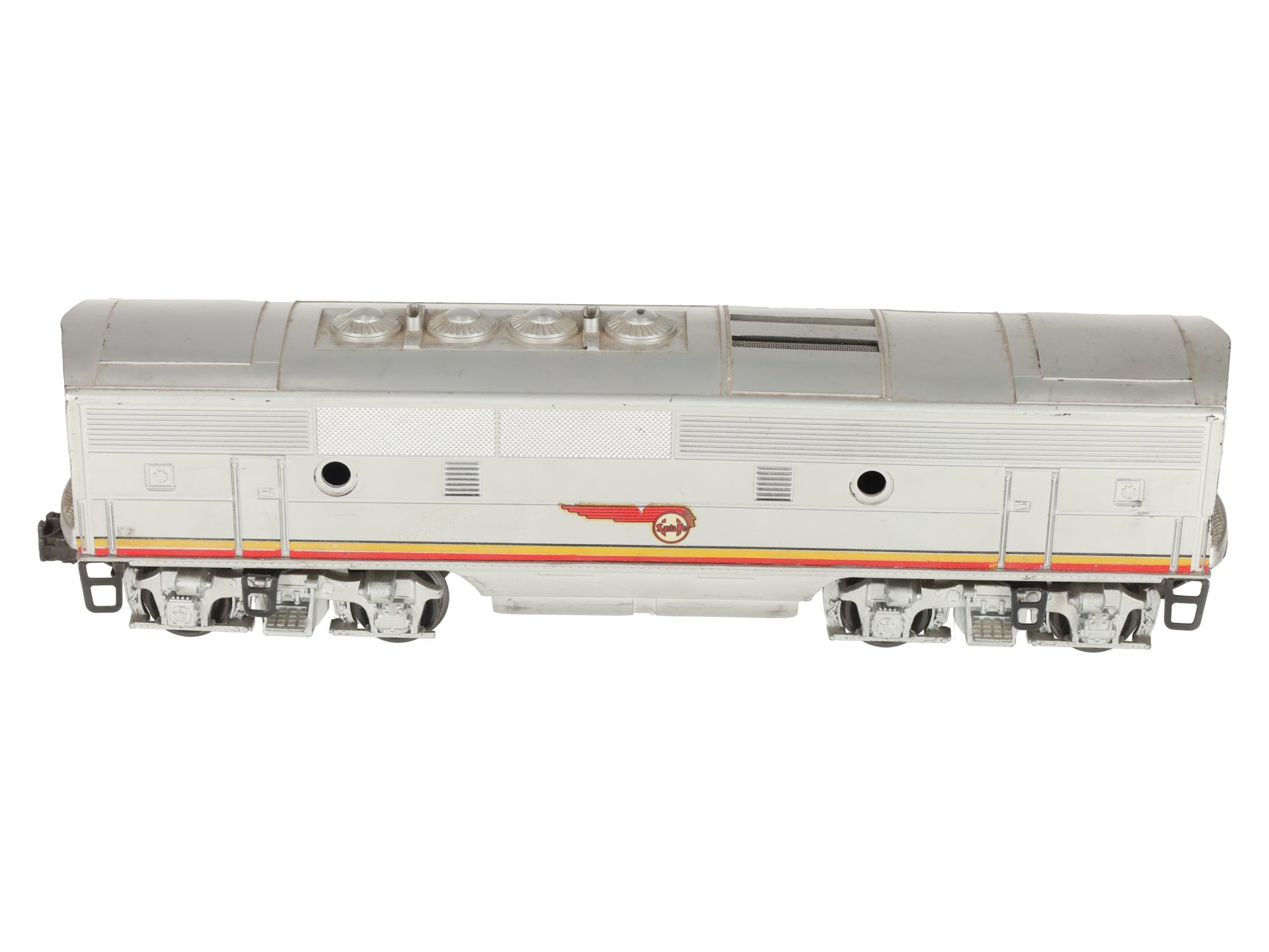 Lionel 2343C Vintage O Santa Fe F-3 Screen Top Non-Pwd. B-Unit Diesel Locomotive VG