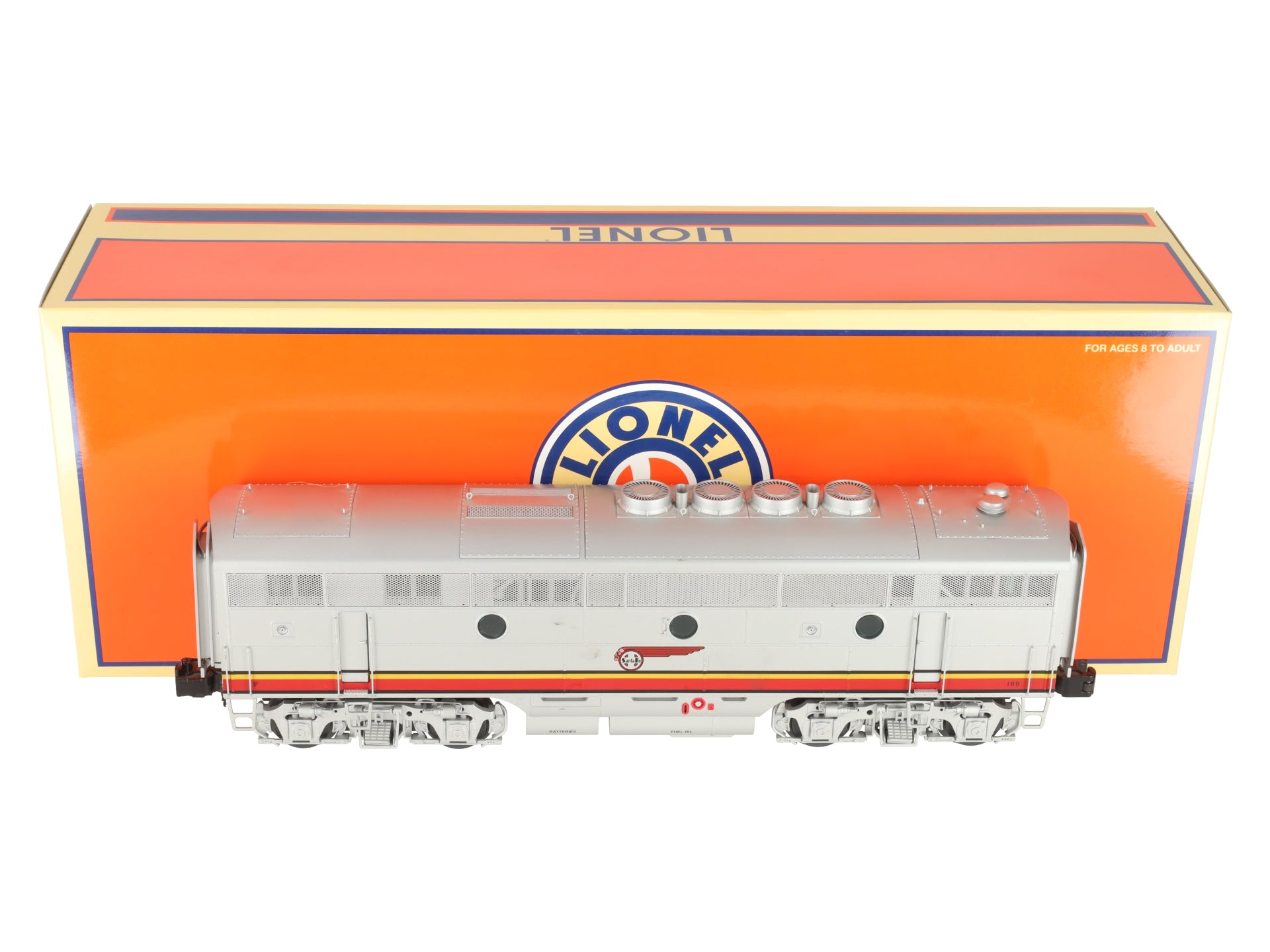 Lionel 6-24562 O Gauge Santa Fe F3 Powered Diesel B-Unit EX/Box