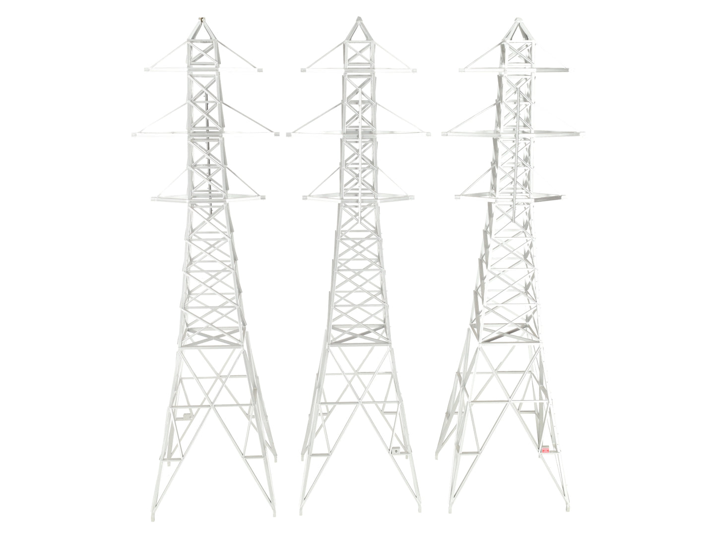 MTH 30-1056 O Hi-Tension Tower Set (Set of 3) VG/Box