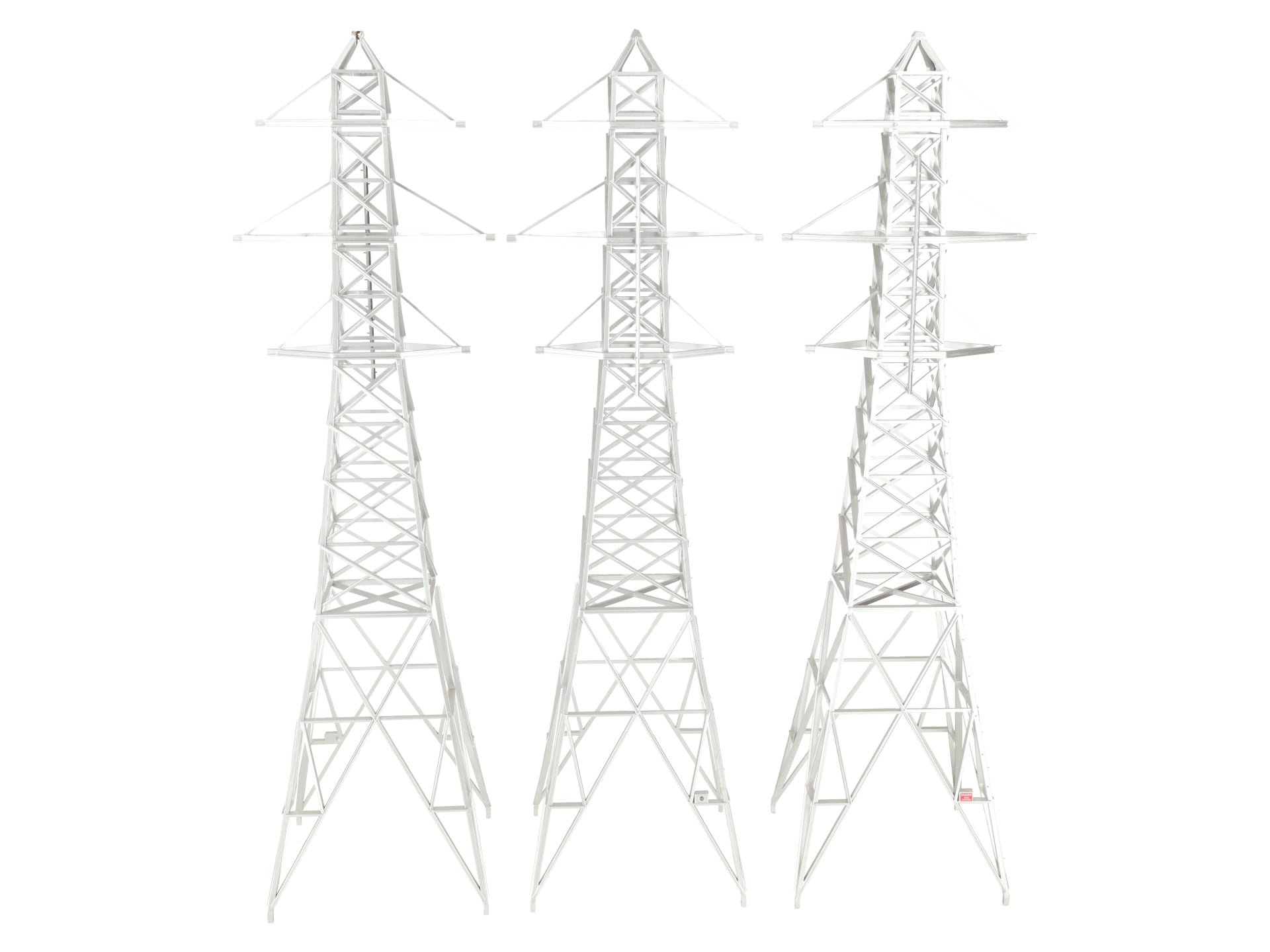 MTH 30-1056 O Hi-Tension Tower Set (Set of 3) VG/Box