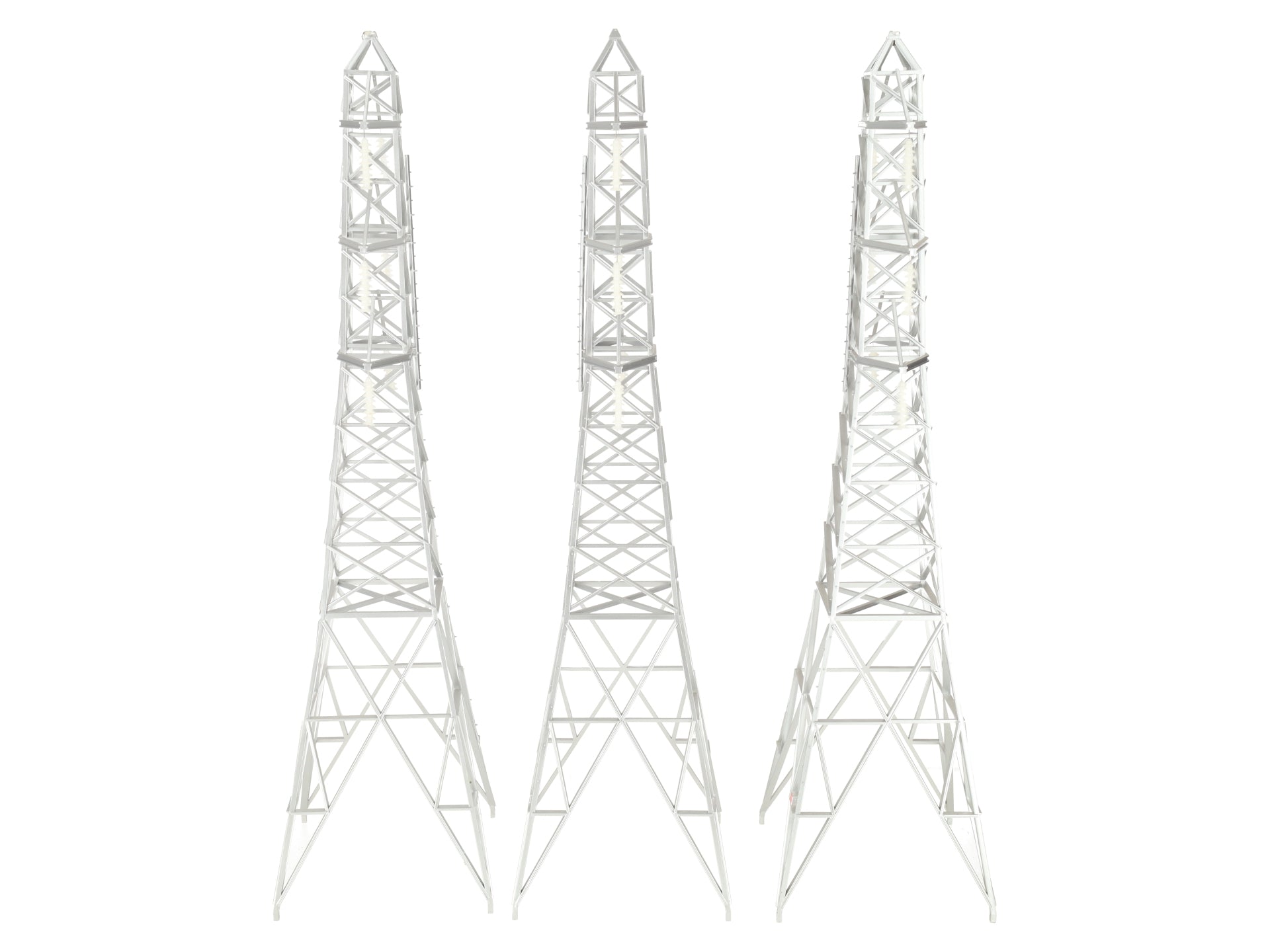 MTH 30-1056 O Hi-Tension Tower Set (Set of 3) VG/Box