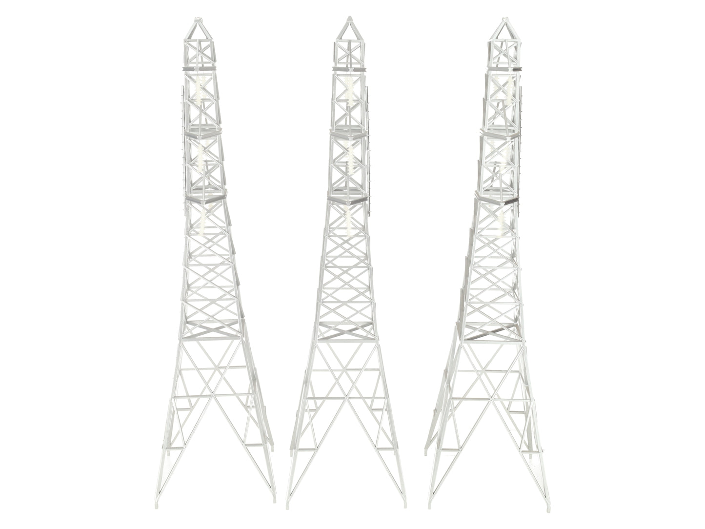 MTH 30-1056 O Hi-Tension Tower Set (Set of 3) VG/Box