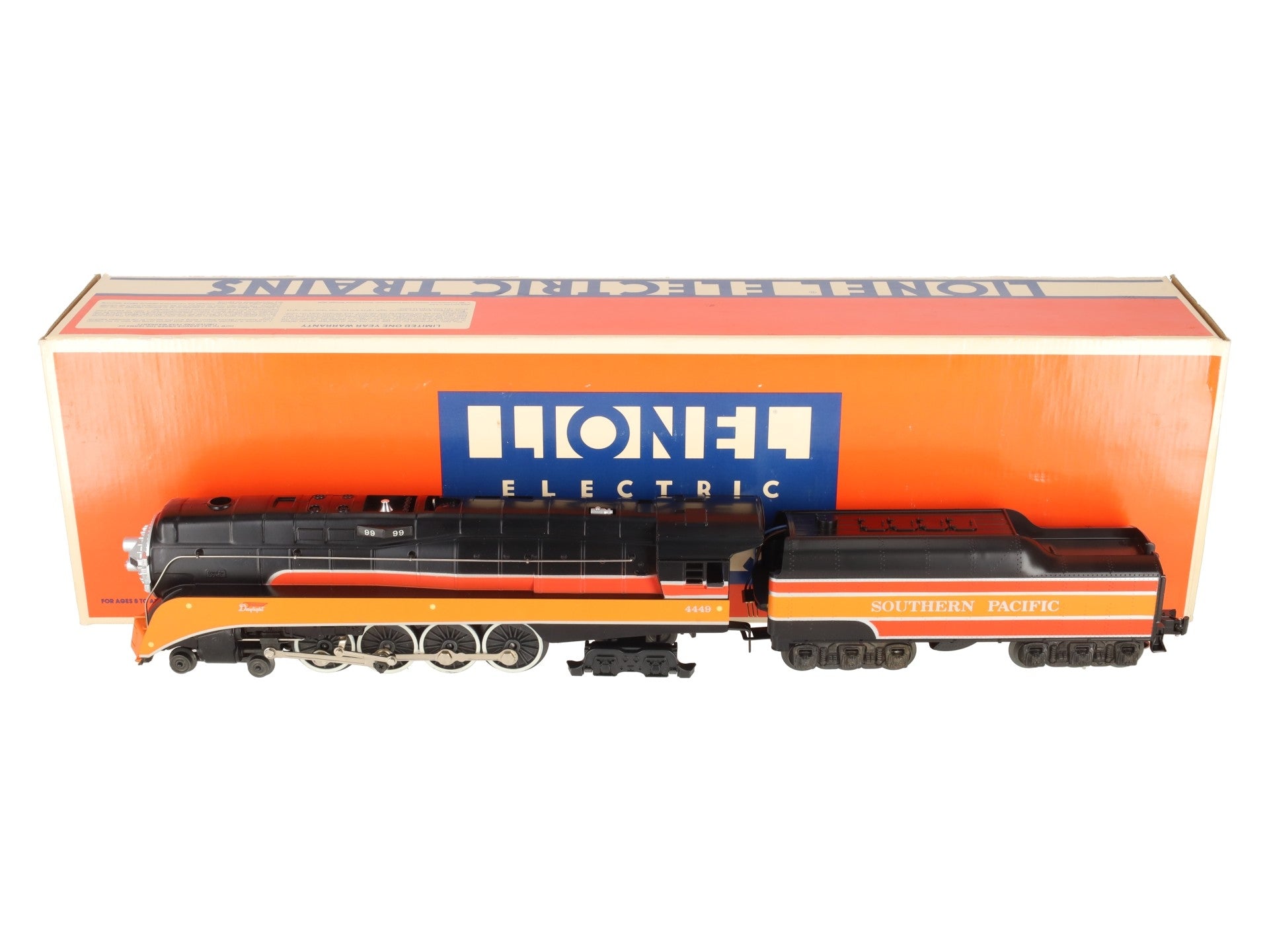 Lionel 6-8307 O Gauge Southern Pacific Daylight GS-4 Steam Engine & Tender #4449 EX/Box