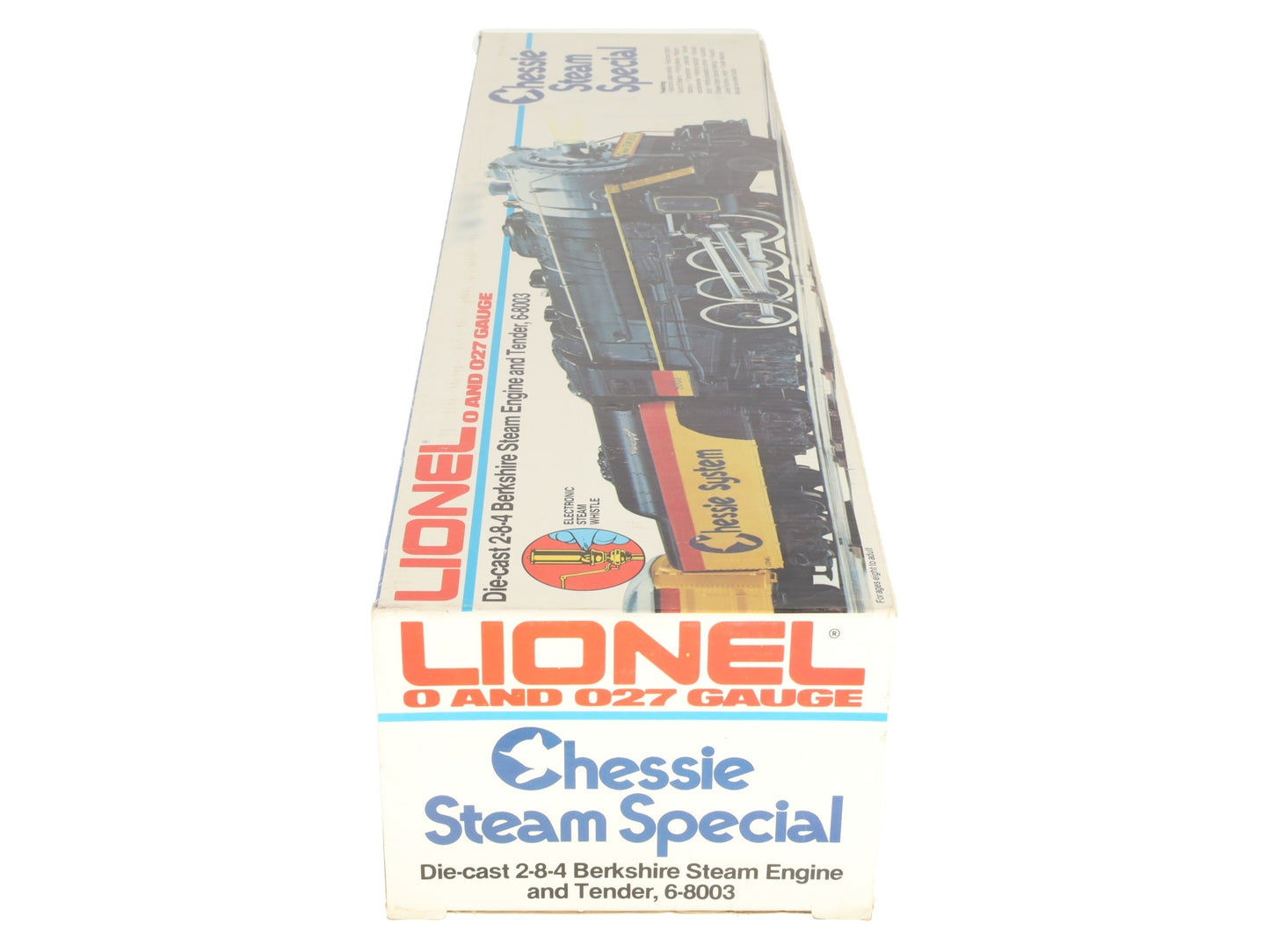 Lionel 6-8003 O Gauge Chessie 2-8-4 Berkshire Steam Locomotive & Tender #8003 EX/Box