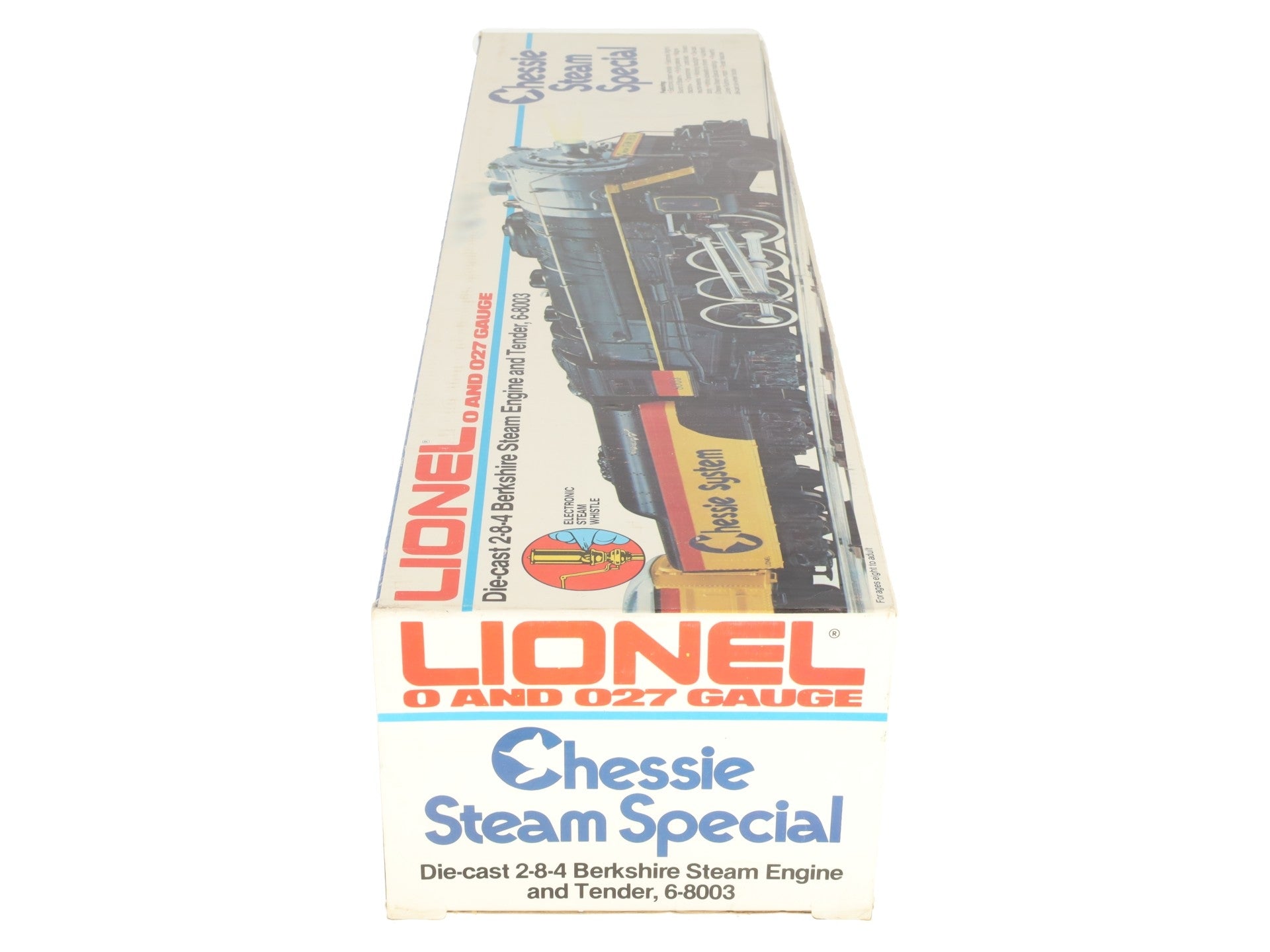 Lionel 6-8003 O Gauge Chessie 2-8-4 Berkshire Steam Locomotive & Tender #8003 EX/Box