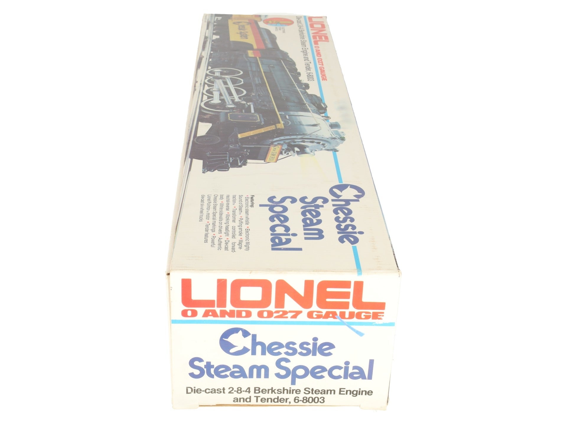Lionel 6-8003 O Gauge Chessie 2-8-4 Berkshire Steam Locomotive & Tender #8003 EX/Box