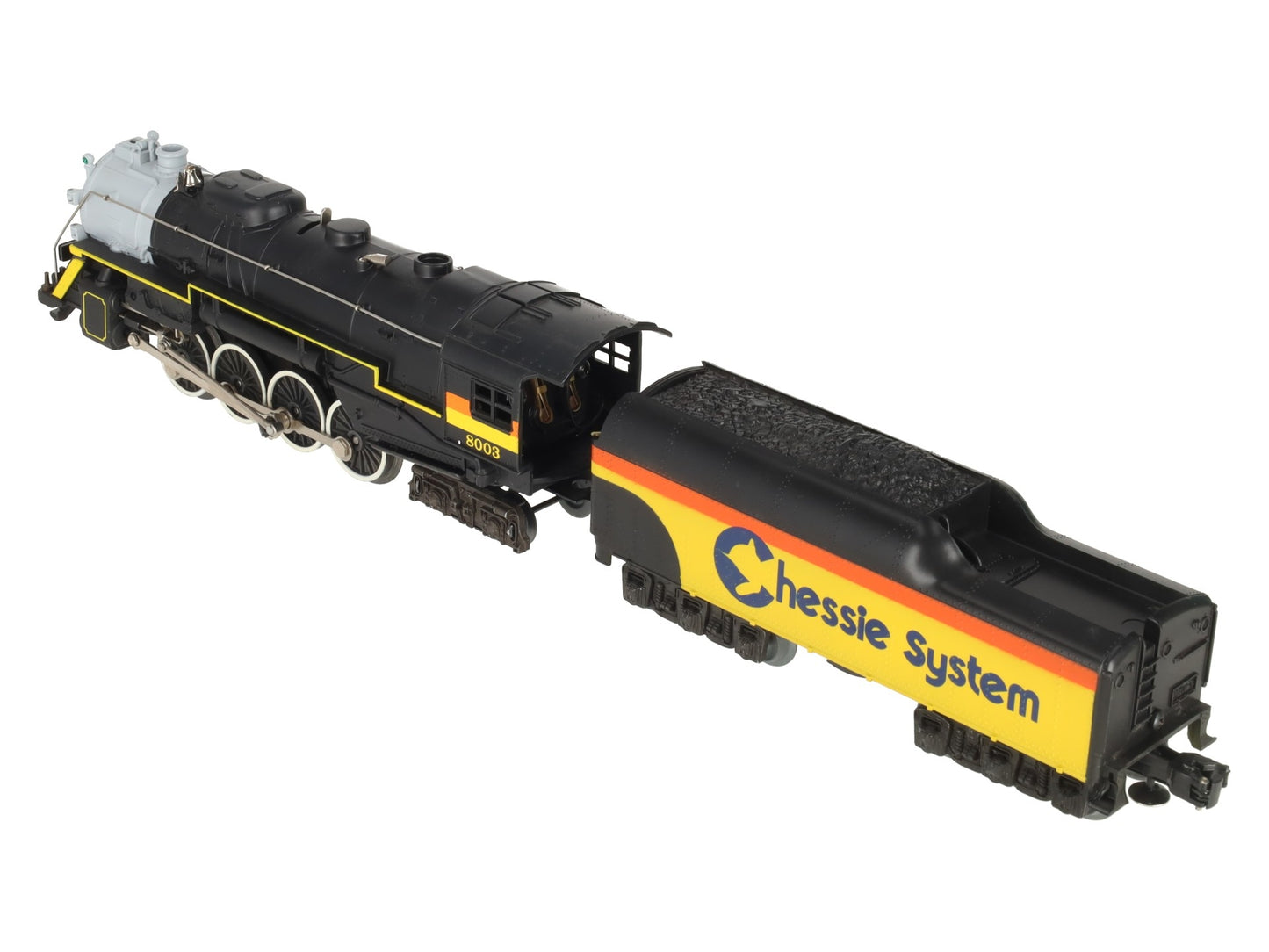 Lionel 6-8003 O Gauge Chessie 2-8-4 Berkshire Steam Locomotive & Tender #8003 EX/Box