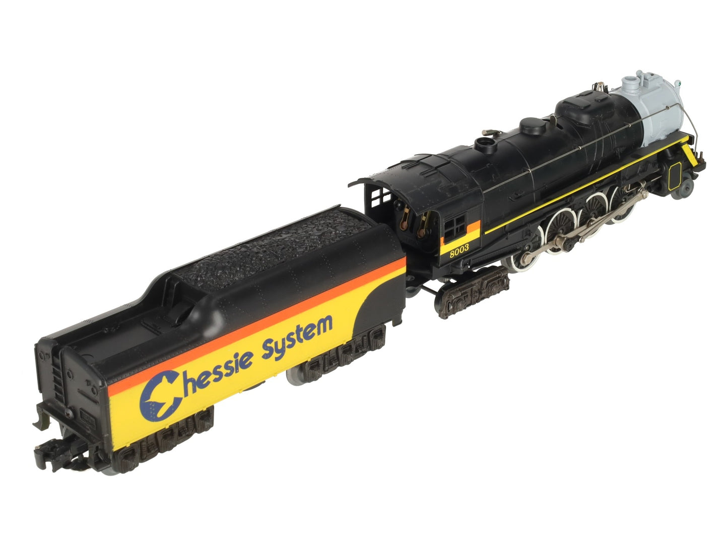 Lionel 6-8003 O Gauge Chessie 2-8-4 Berkshire Steam Locomotive & Tender #8003 EX/Box