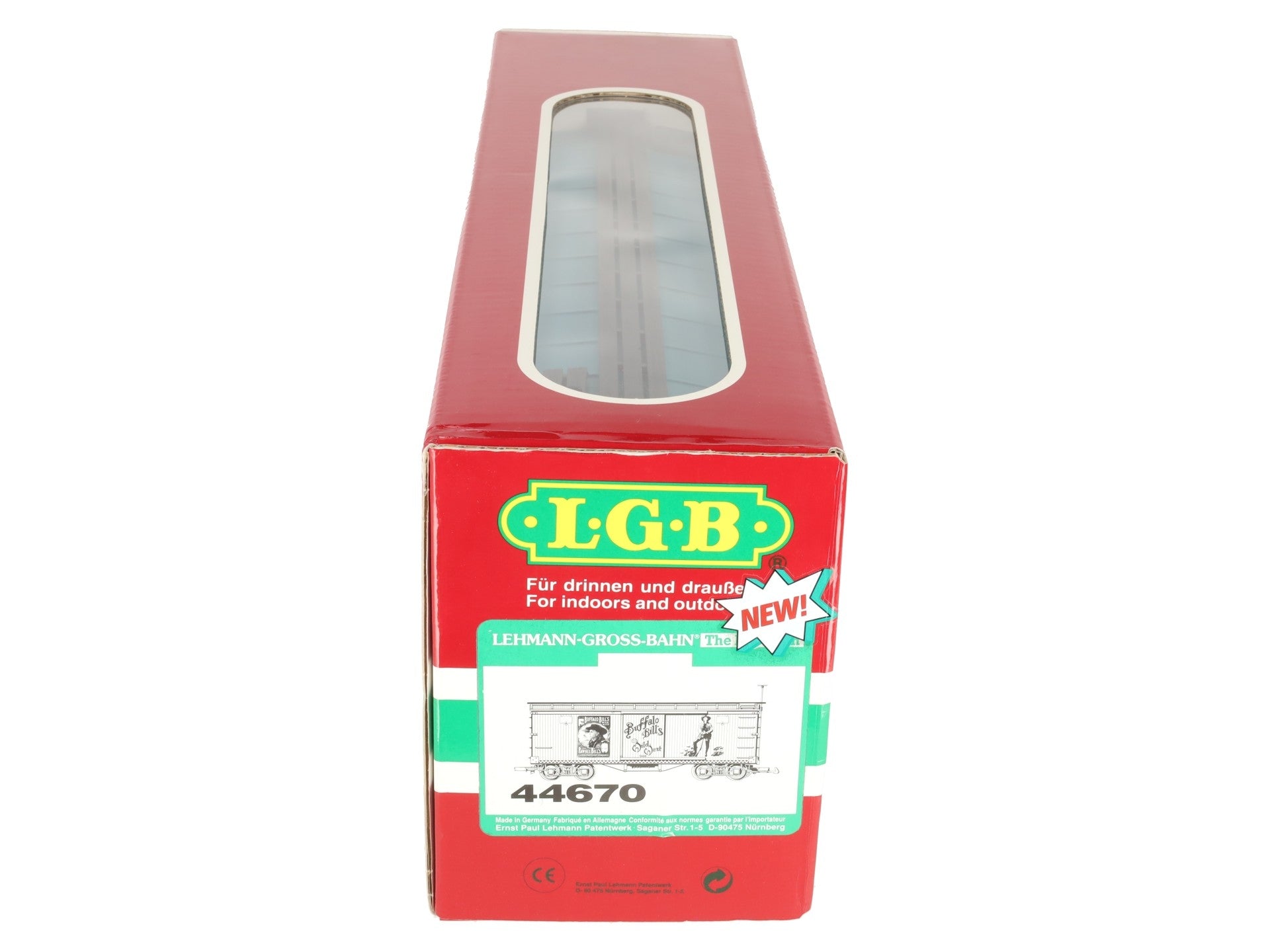 LGB 44670 G Scale Buffalo Bill's Boxcar LN/Box