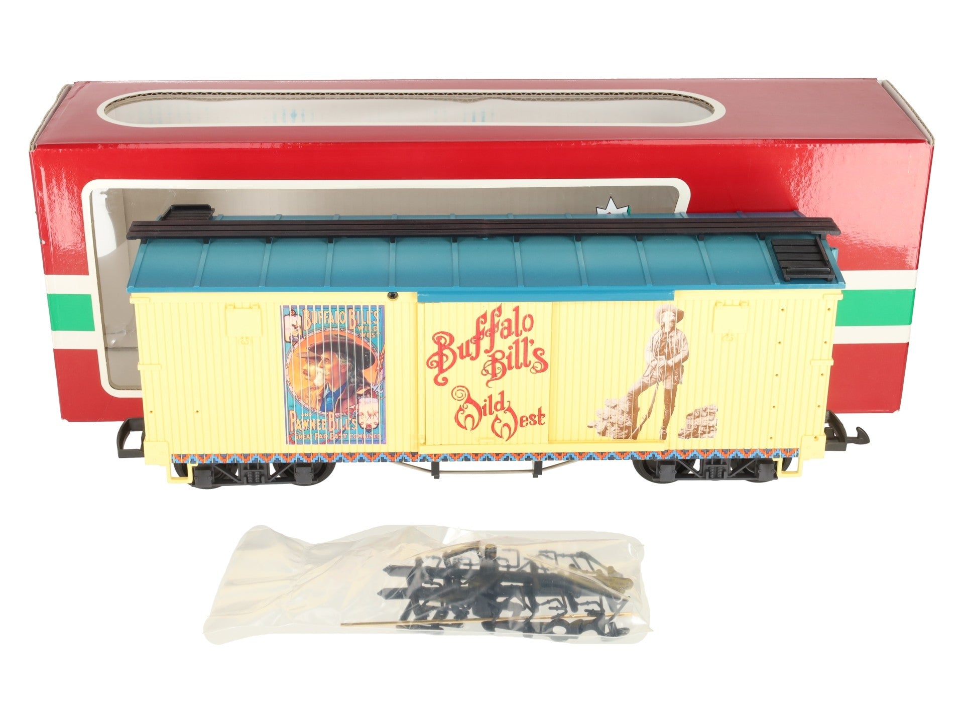 LGB 44670 G Scale Buffalo Bill's Boxcar LN/Box
