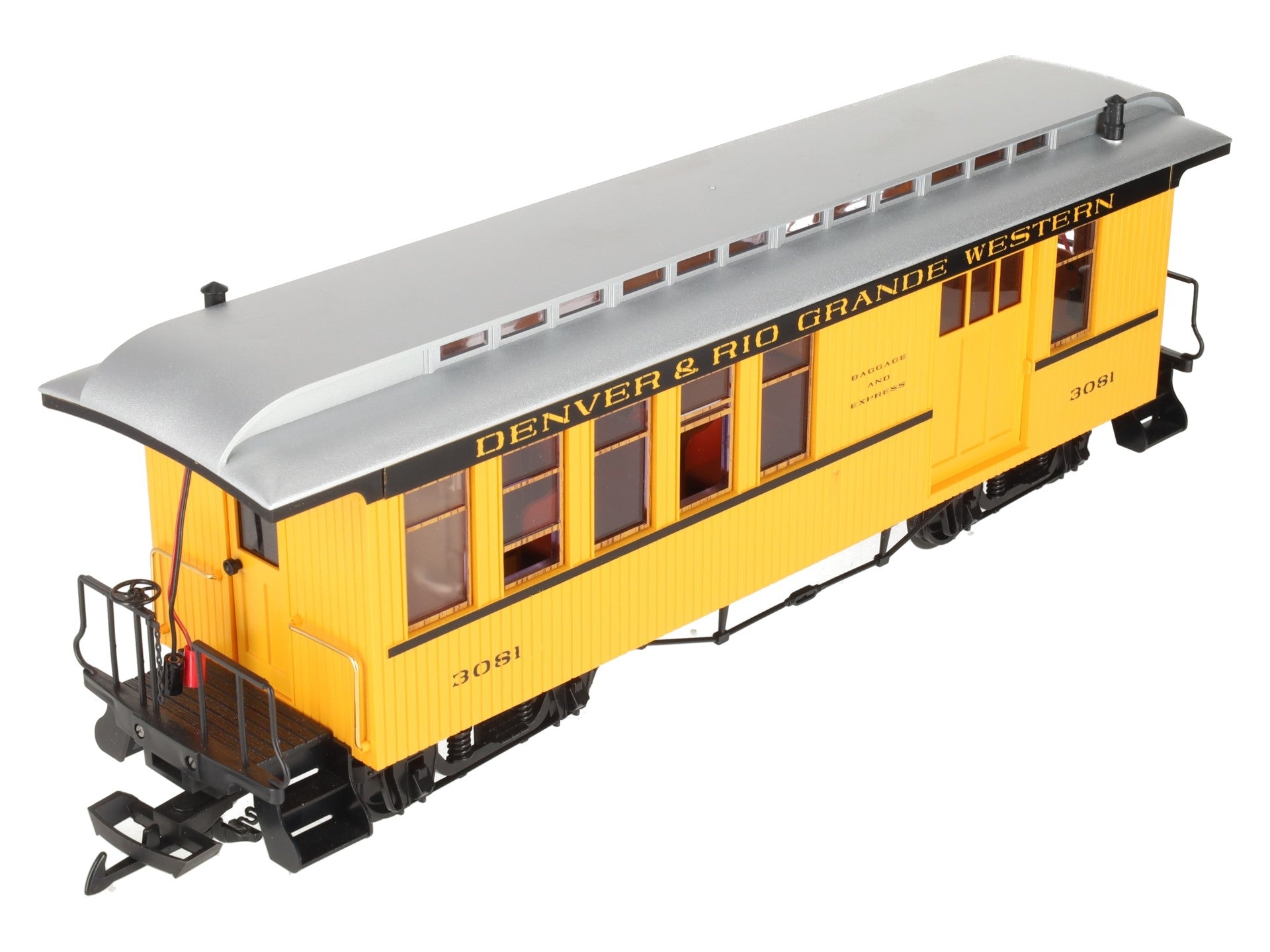 LGB 3081 G Scale Denver & Rio Grande Western Combine Passenger Car-Custom EX/Box
