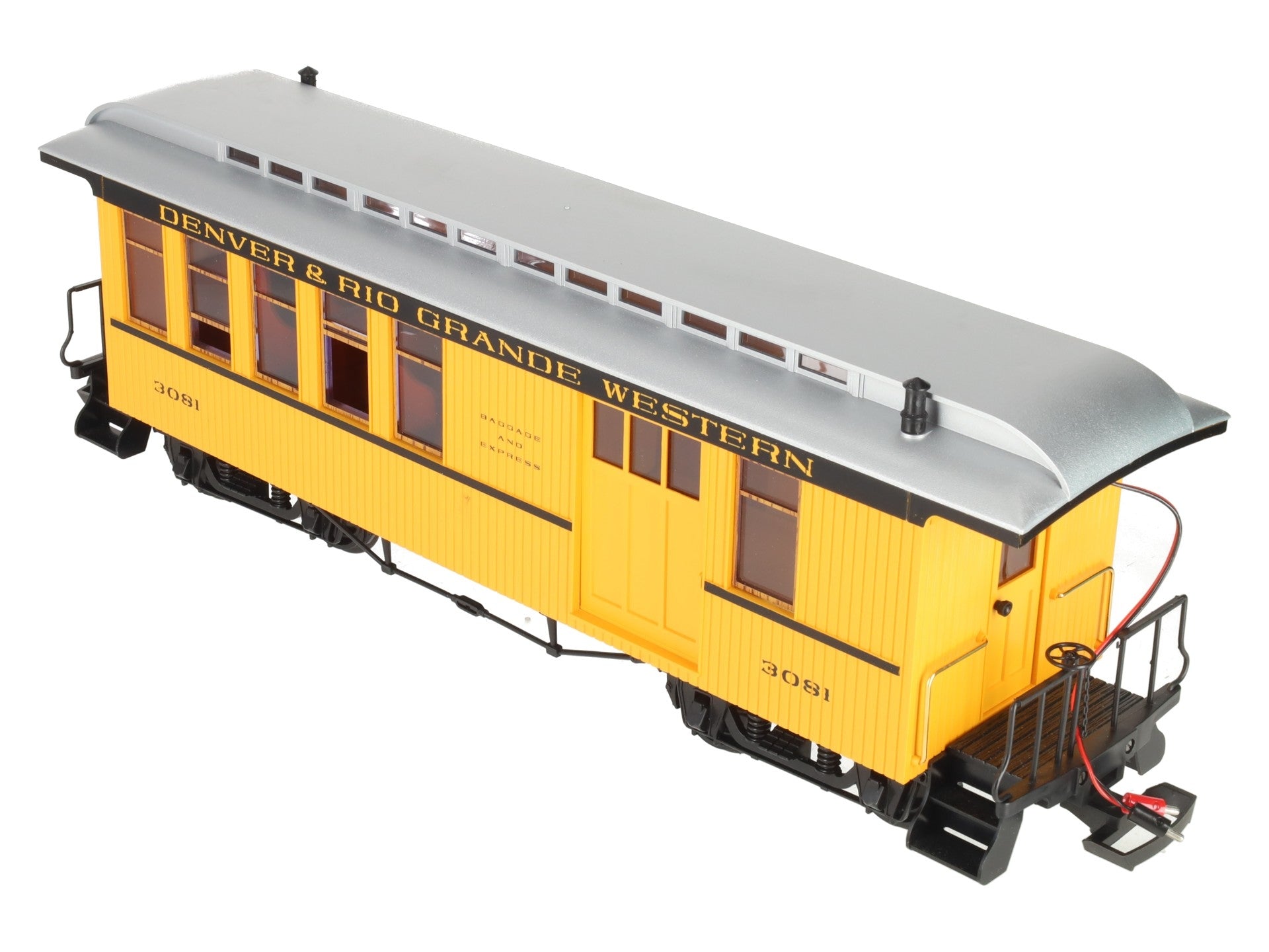 LGB 3081 G Scale Denver & Rio Grande Western Combine Passenger Car-Custom EX/Box