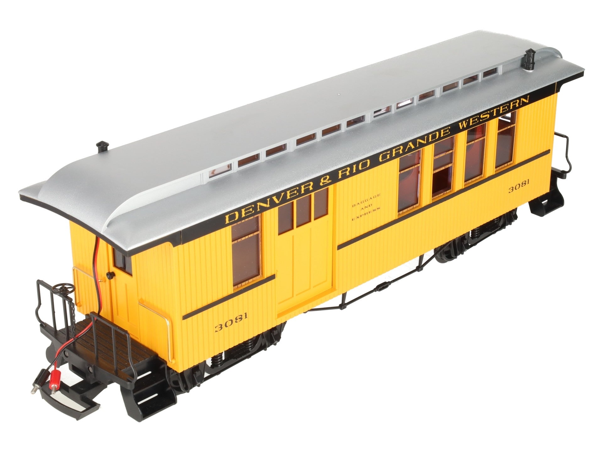LGB 3081 G Scale Denver & Rio Grande Western Combine Passenger Car-Custom EX/Box
