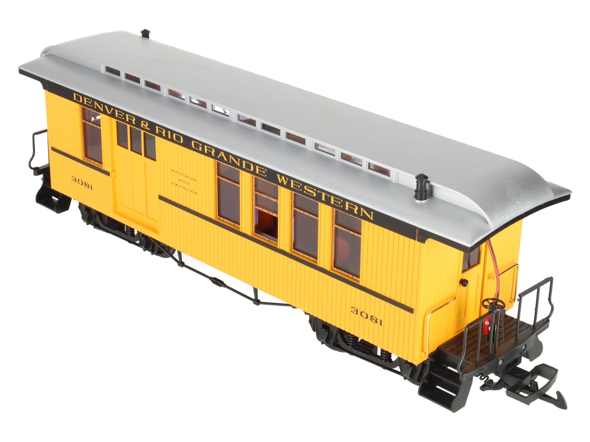 LGB 3081 G Scale Denver & Rio Grande Western Combine Passenger Car-Custom EX/Box