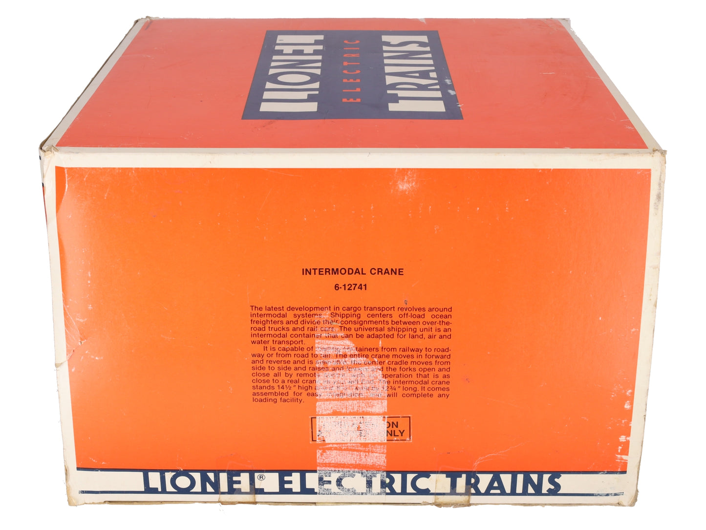 Lionel 6-12741 O Gauge Union Pacific Intermodal Crane VG/Box