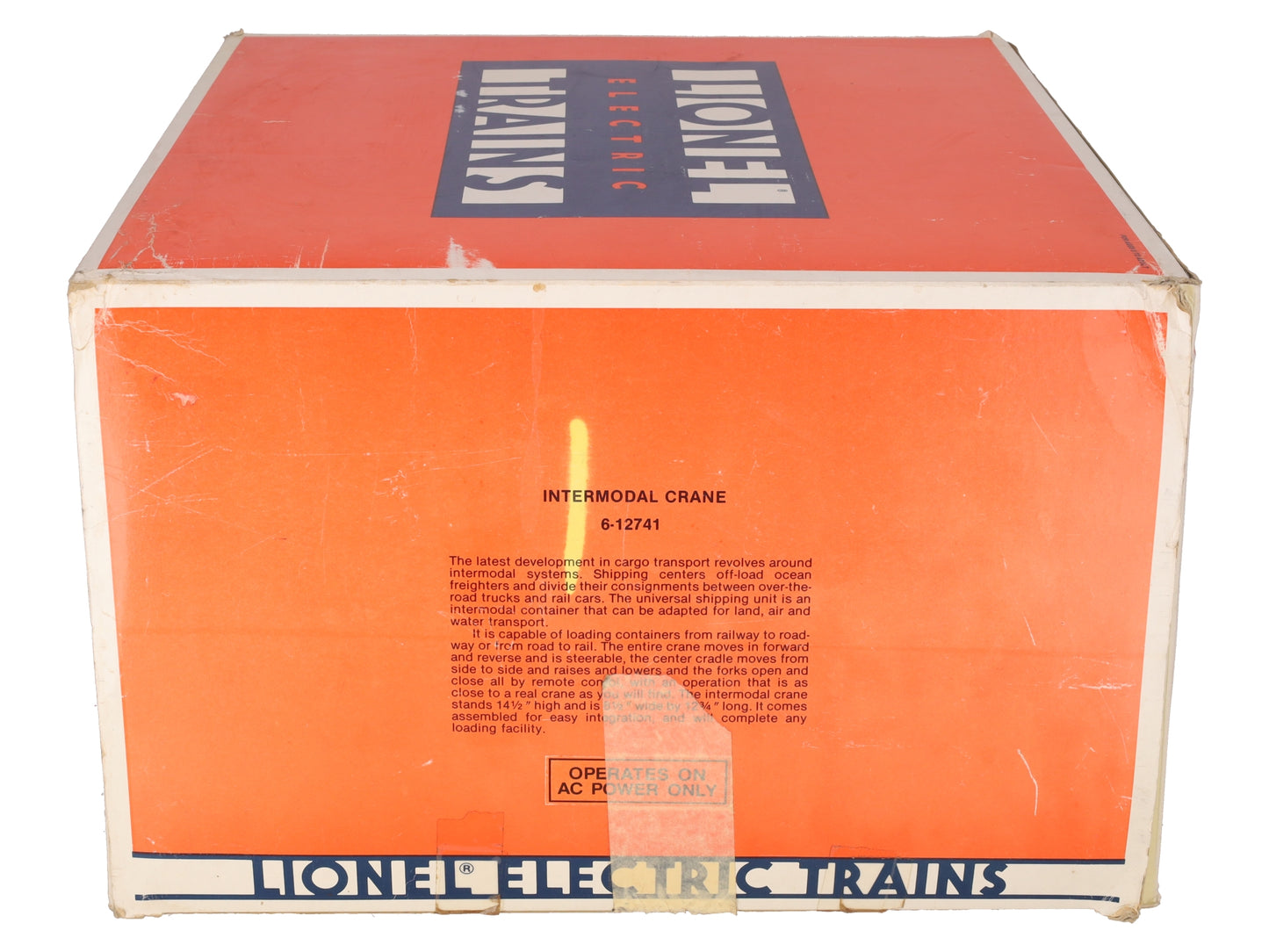 Lionel 6-12741 O Gauge Union Pacific Intermodal Crane VG/Box