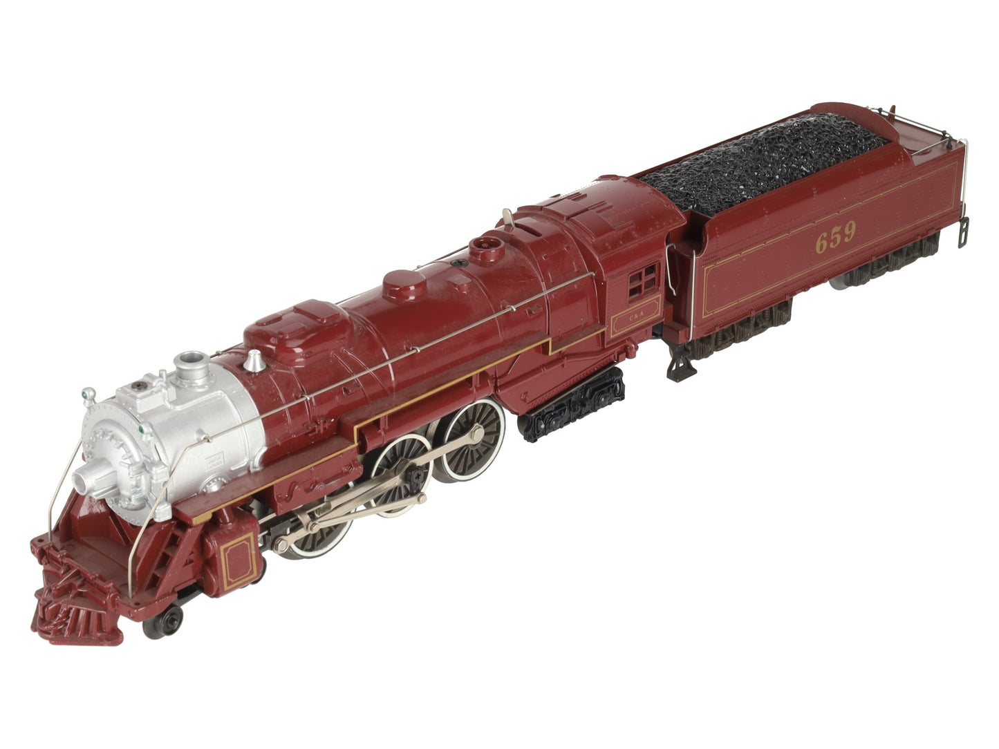 Lionel 6-8101 O Gauge Chicago & Alton 4-6-4 Steam Locomotive & Tender #659 EX/Box