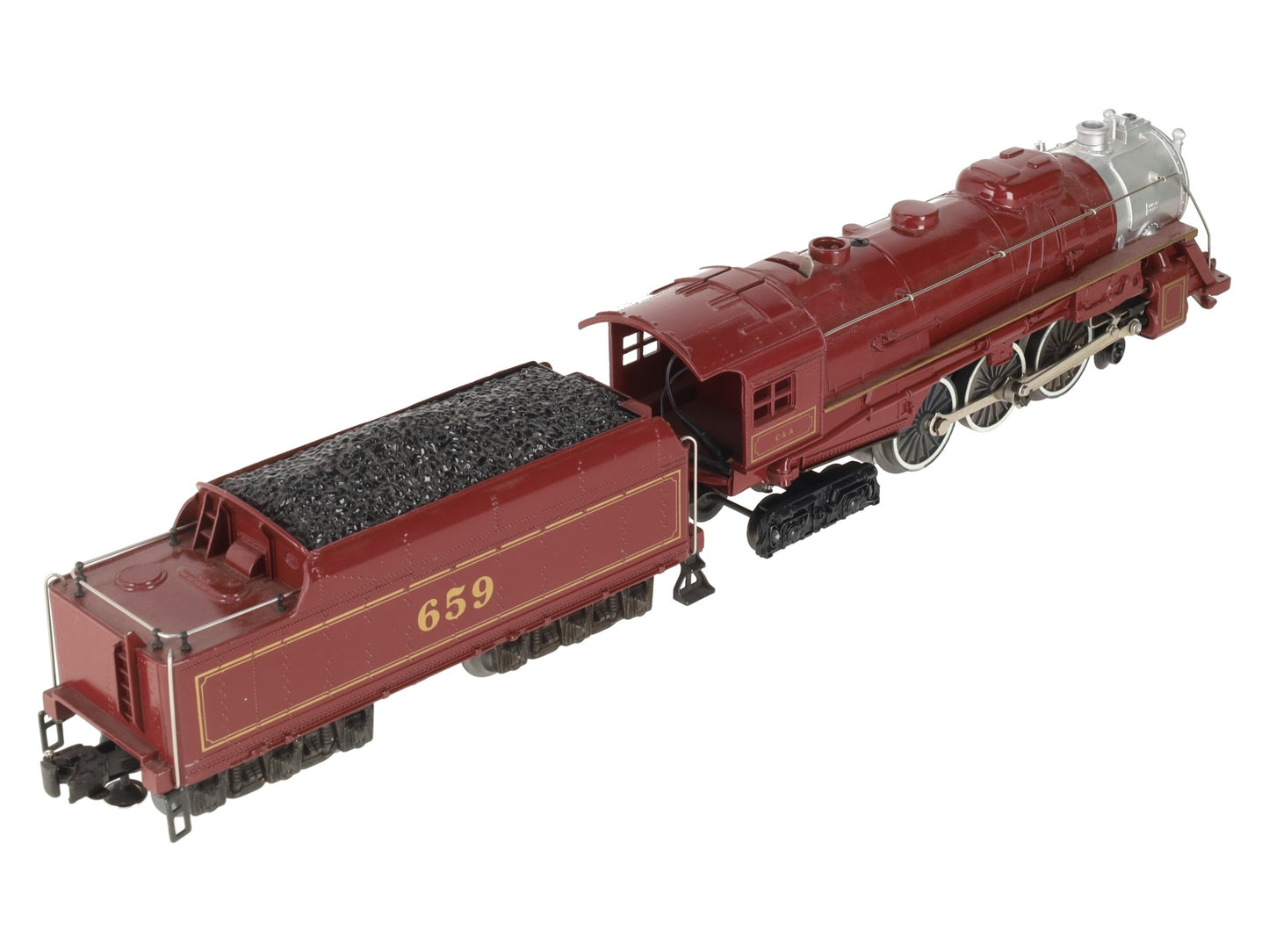 Lionel 6-8101 O Gauge Chicago & Alton 4-6-4 Steam Locomotive & Tender #659 EX/Box