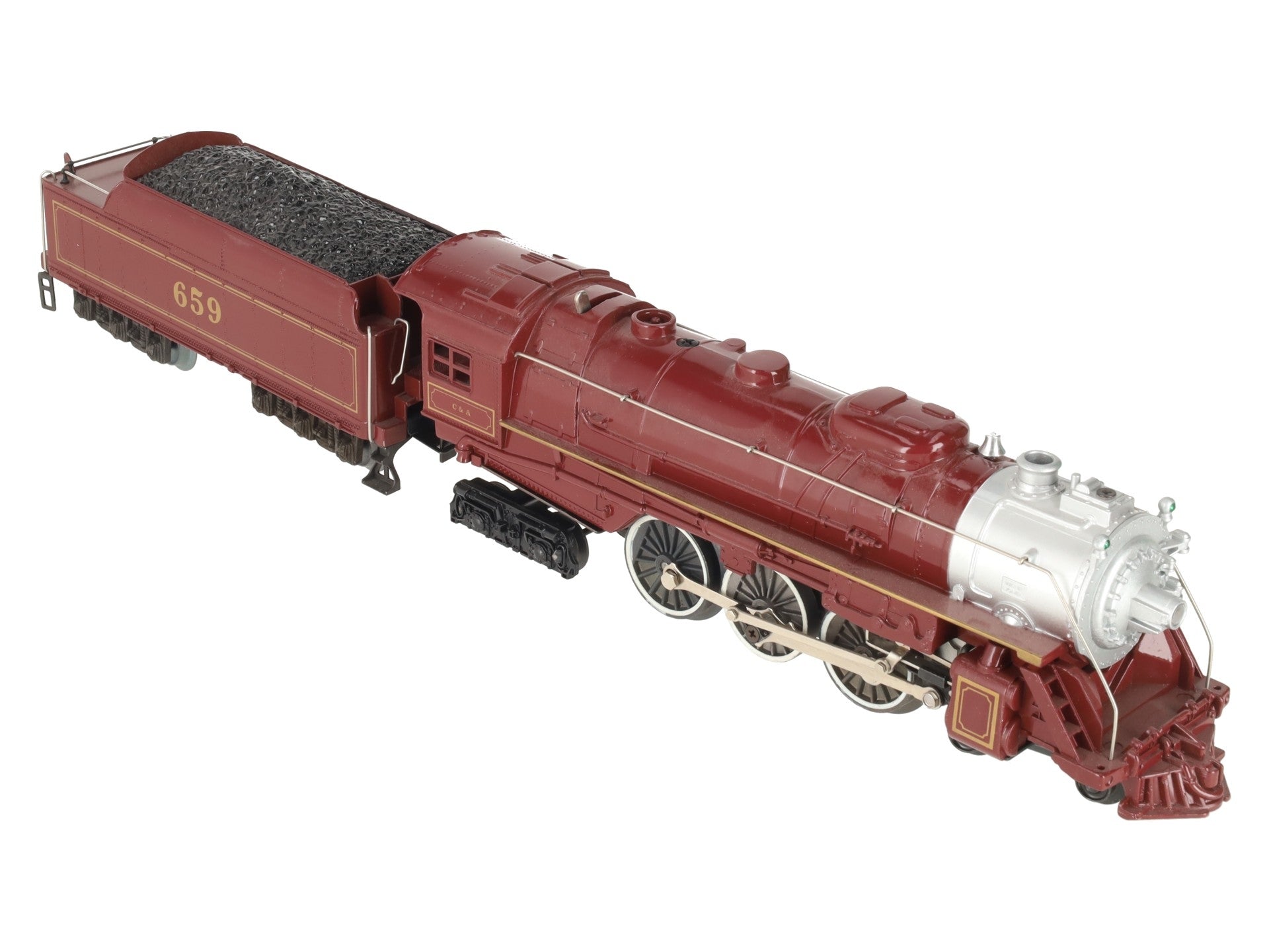 Lionel 6-8101 O Gauge Chicago & Alton 4-6-4 Steam Locomotive & Tender #659 EX/Box