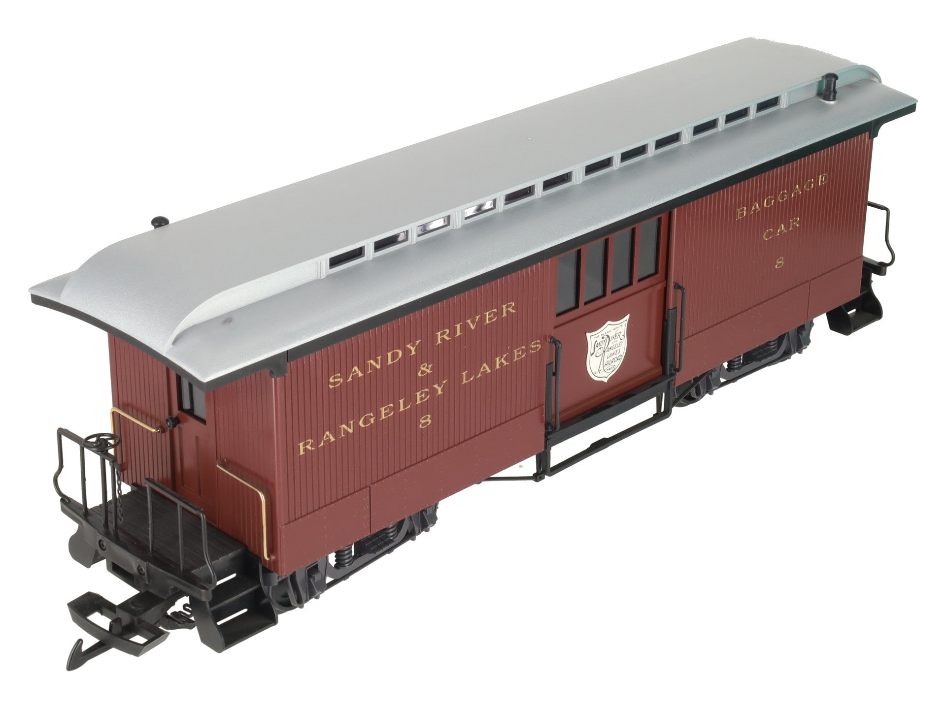 LGB 33840 G Scale Sandy River & Rangeley Lake Baggage Car #8 LN/Box